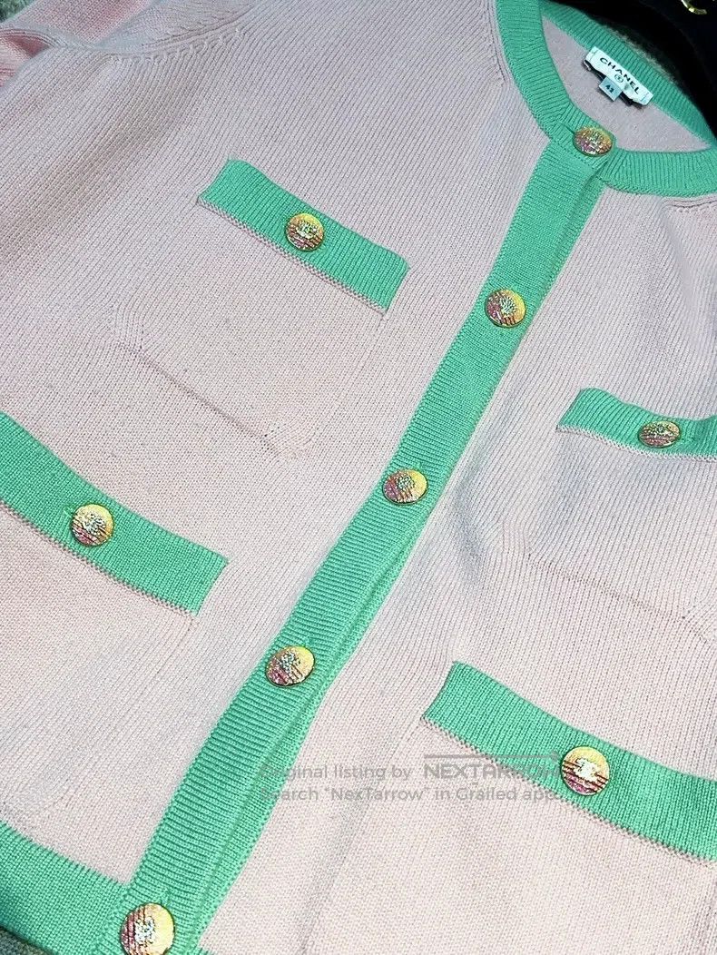 Other Chanel 24C early spring show pink and green edge four-pock Size M / US 6-8 / IT 42-44 - 5 Thumbnail