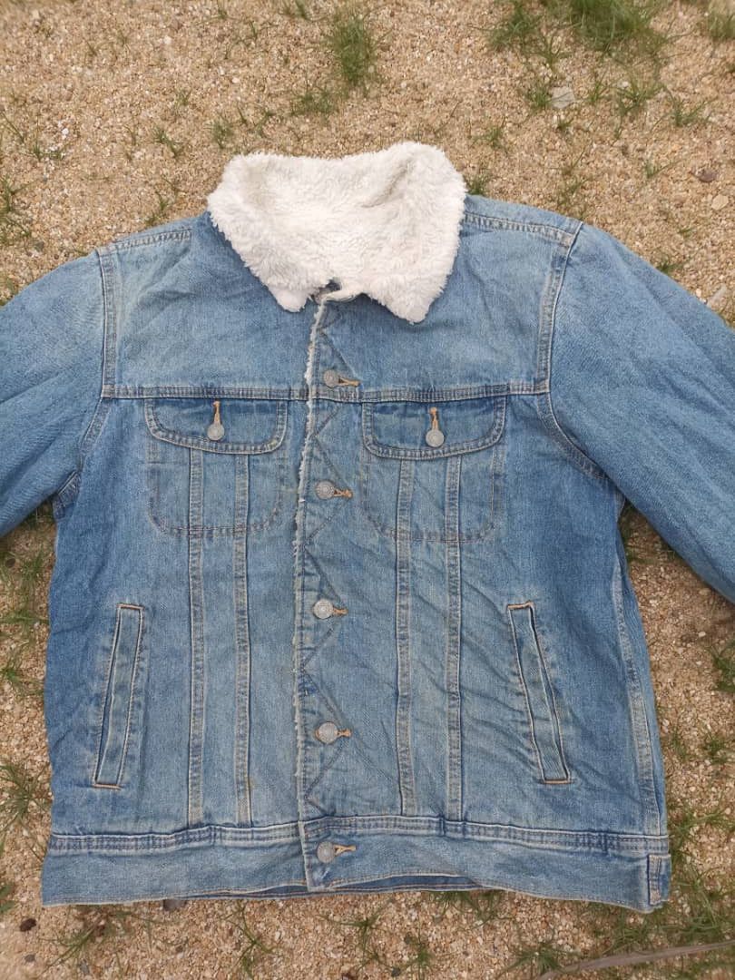 GU × Japanese Brand Gu Denim Sherpa Jacket Size US L / EU 52-54 / 3 - 5 Thumbnail