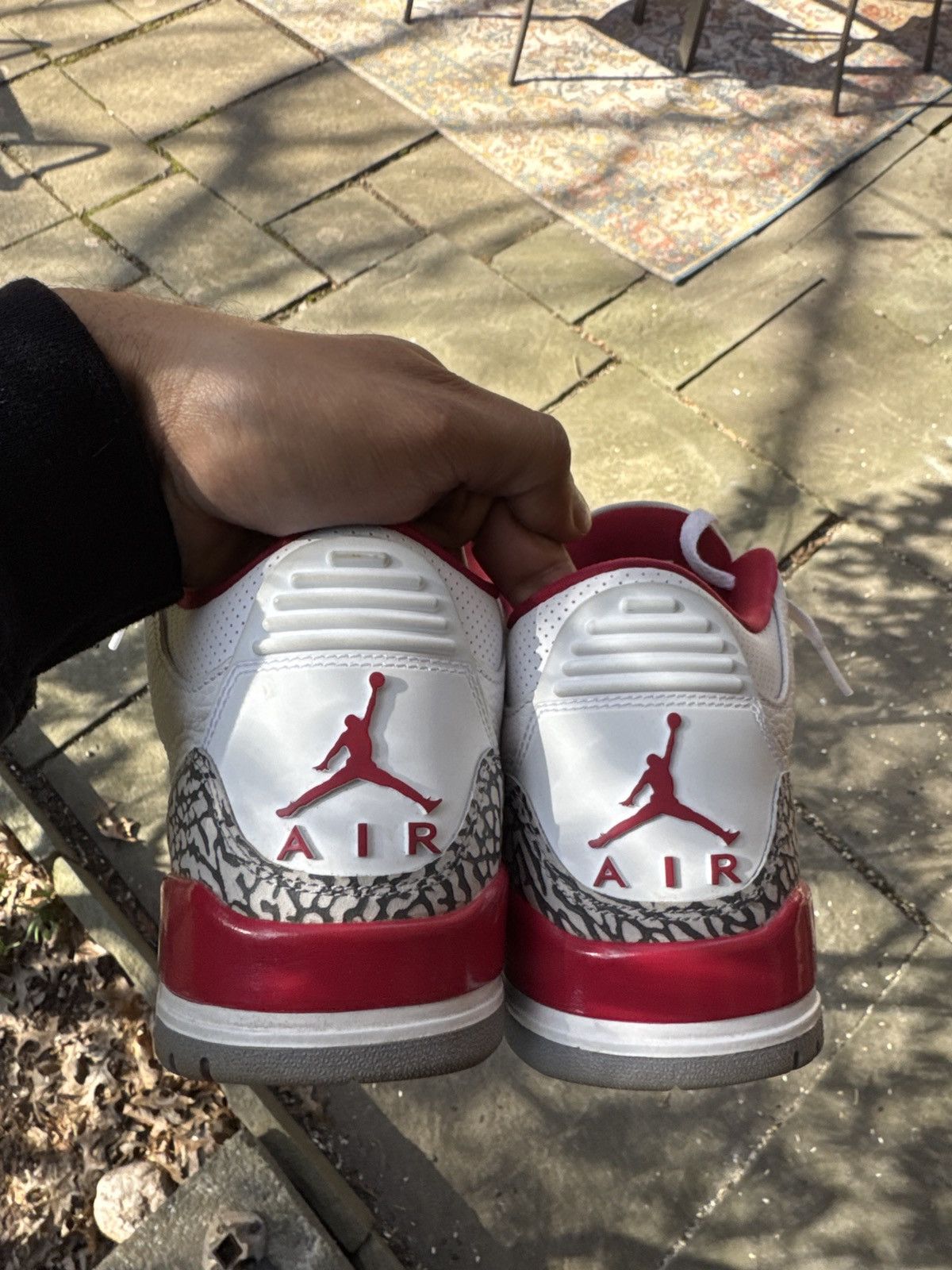 Jordan Brand × Nike Cardinal red Jordan 3 Size US 10.5 / EU 43-44 - 2 Thumbnail