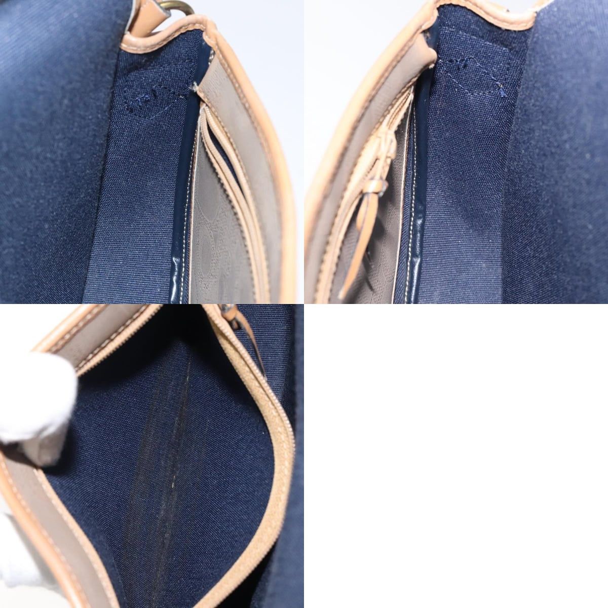 Dior DIOR Trotter Canvas Shoulder Bag Beige Size ONE SIZE - 12 Thumbnail