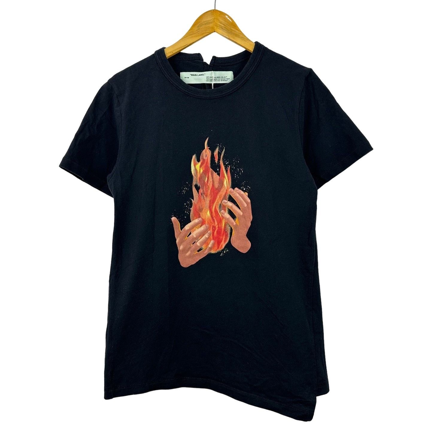 Off-White Off-White Fire Hands Graphic T-Shirt XS Size US XS / EU 42 / 0 - 1 Thumbnail