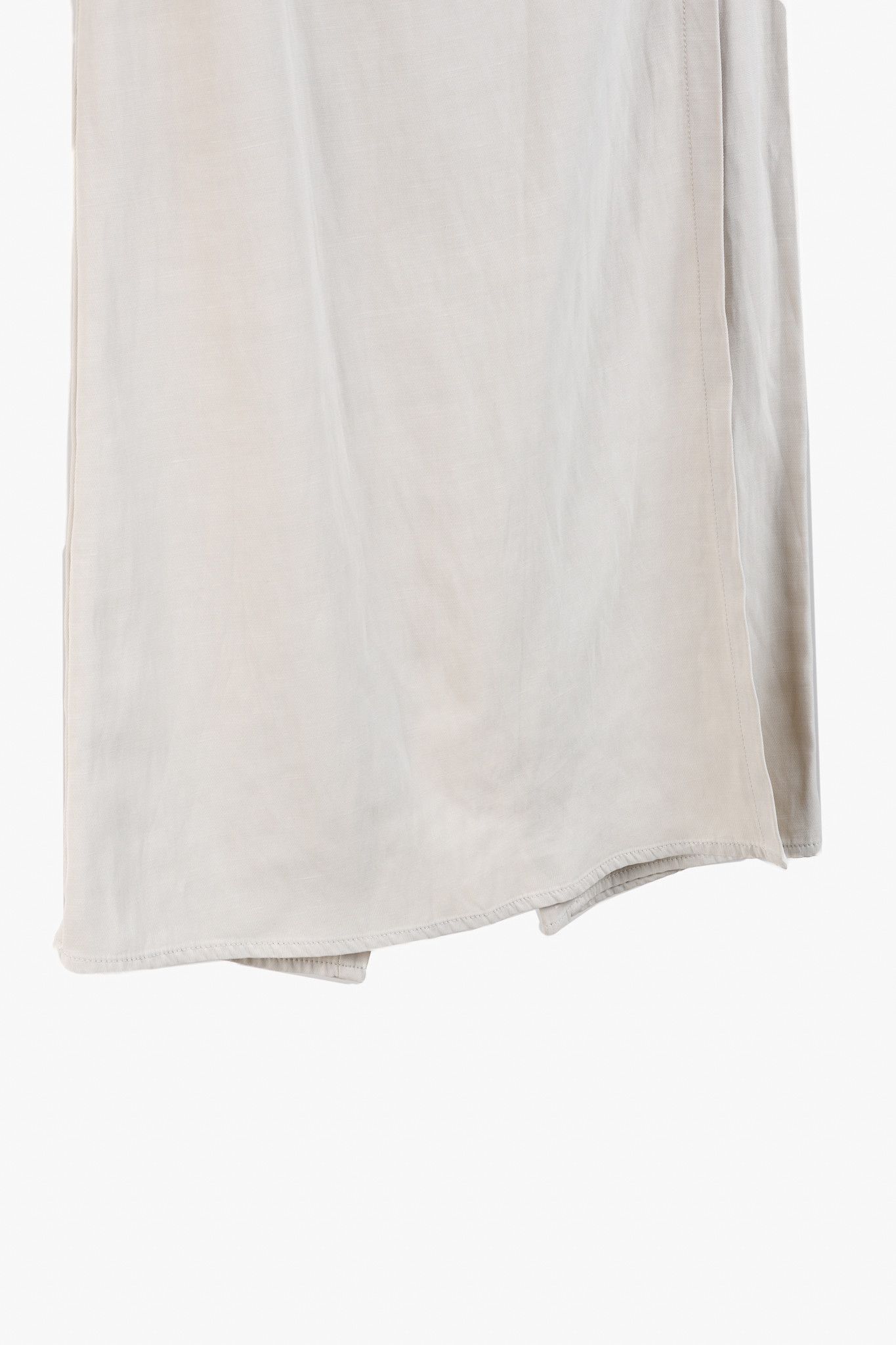 Sarah Pacini Sarah Pacini Khaki Viscose-Blend Wide-Leg Pant Skirt Size 28" / US 6 / IT 42 - 6 Thumbnail