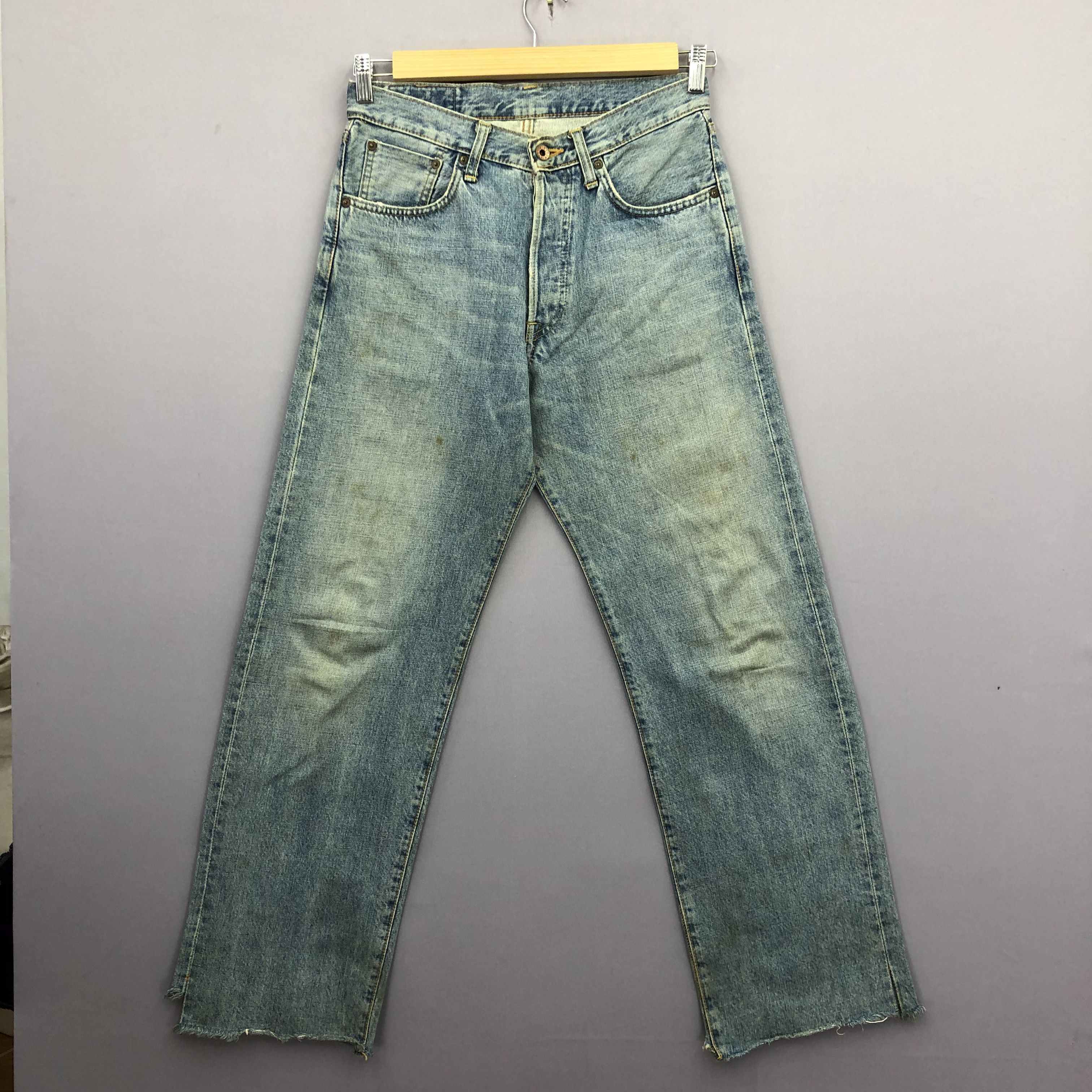 Edwin Vintage Edwin Selvedge Jeans Japanese Faded Light Wash Denim Size 28" / US 6 / IT 42 - 1 Thumbnail