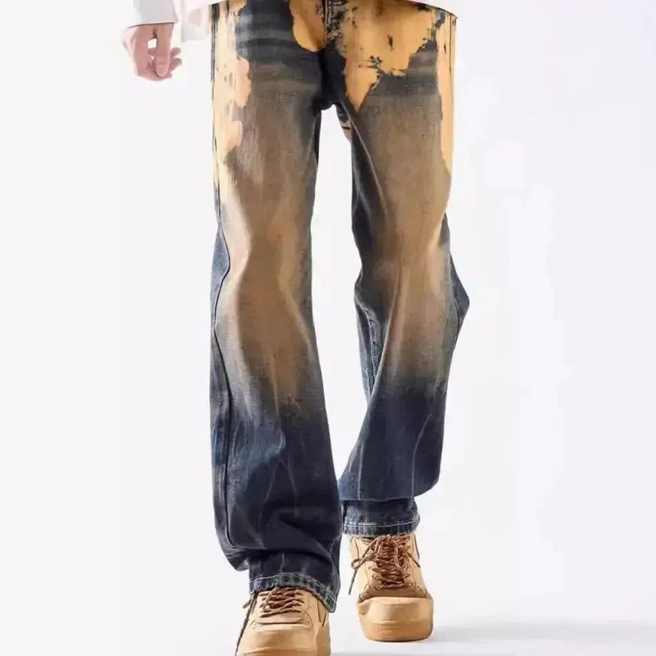 Japanese Brand Trendy Gradient Tie-Dye Design Men's Jeans Size US 32 / EU 48 - 1 Thumbnail