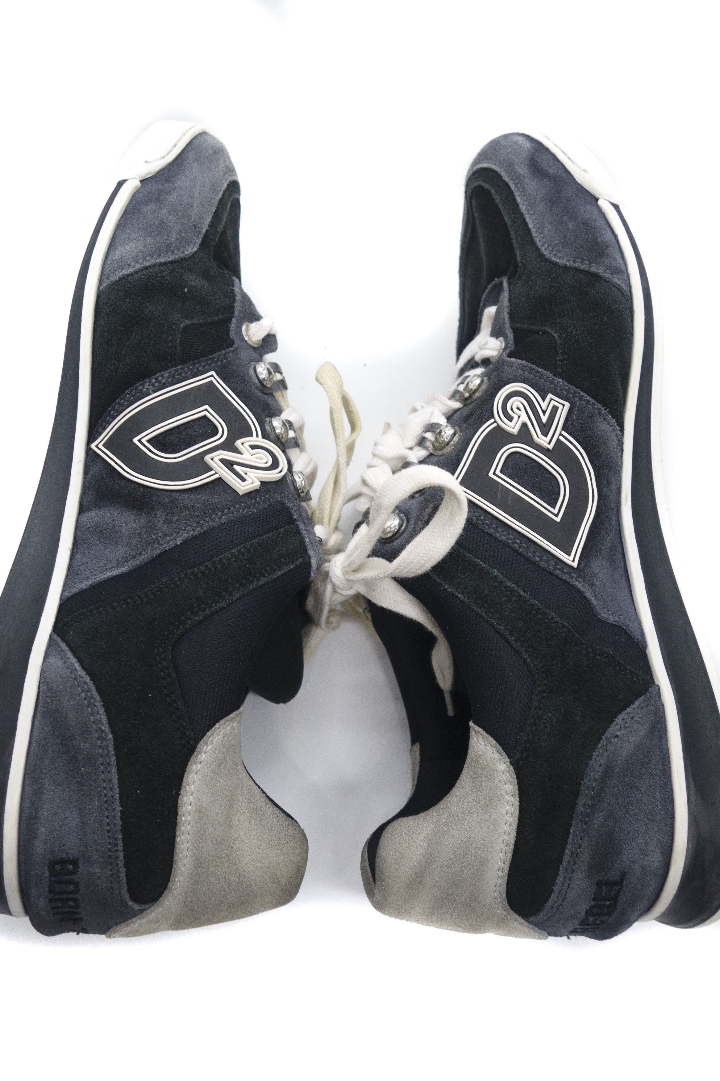 Dsquared2 D2 Logo Y2K Low Sneakers Size US 10 / EU 43 - 5 Thumbnail