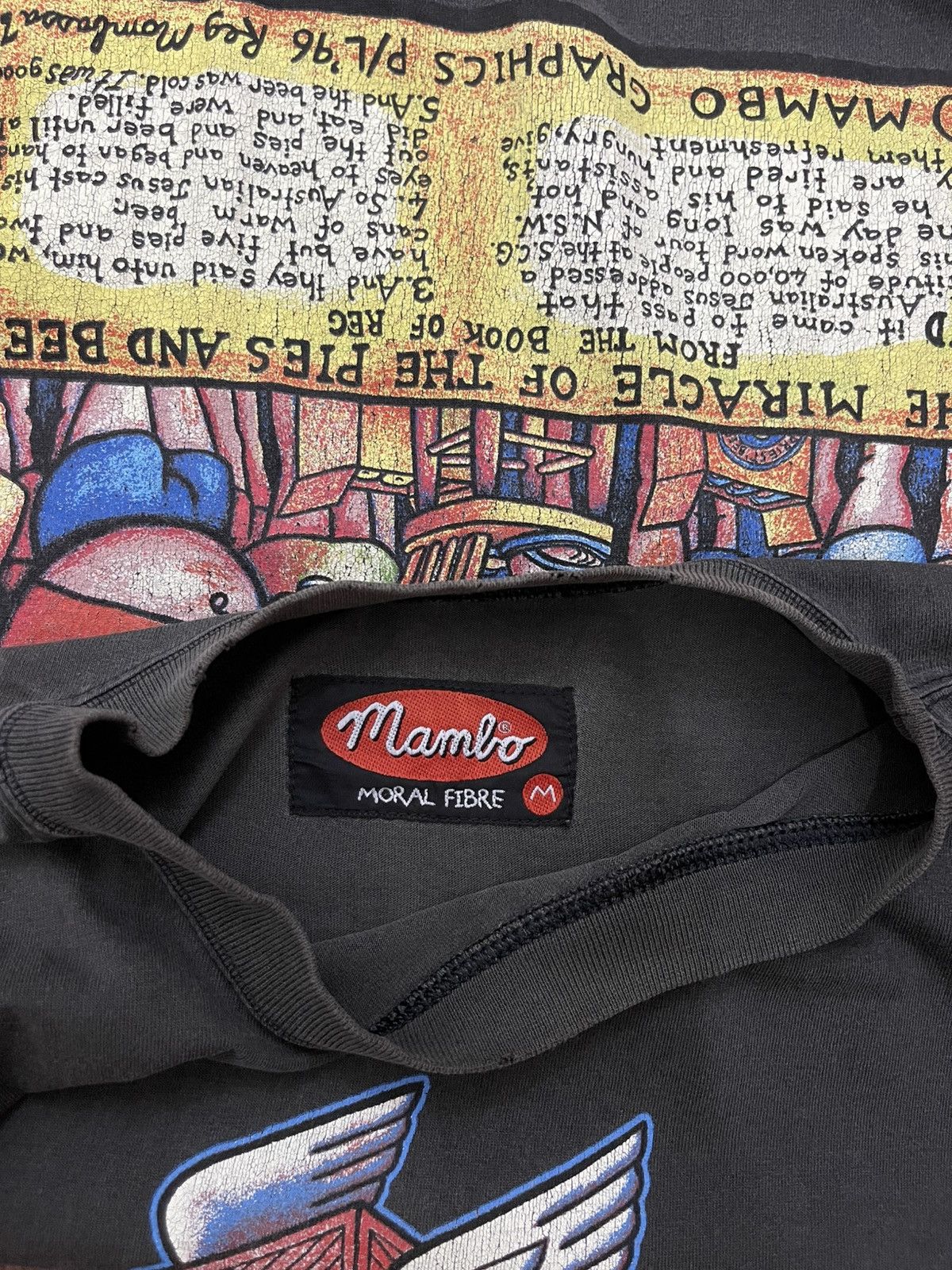 Mambo × Vintage 💸BINDING OFFER💸Vintage Mambo Faith Australian Graphics Tee Size US M / EU 48-50 / 2 - 5 Thumbnail
