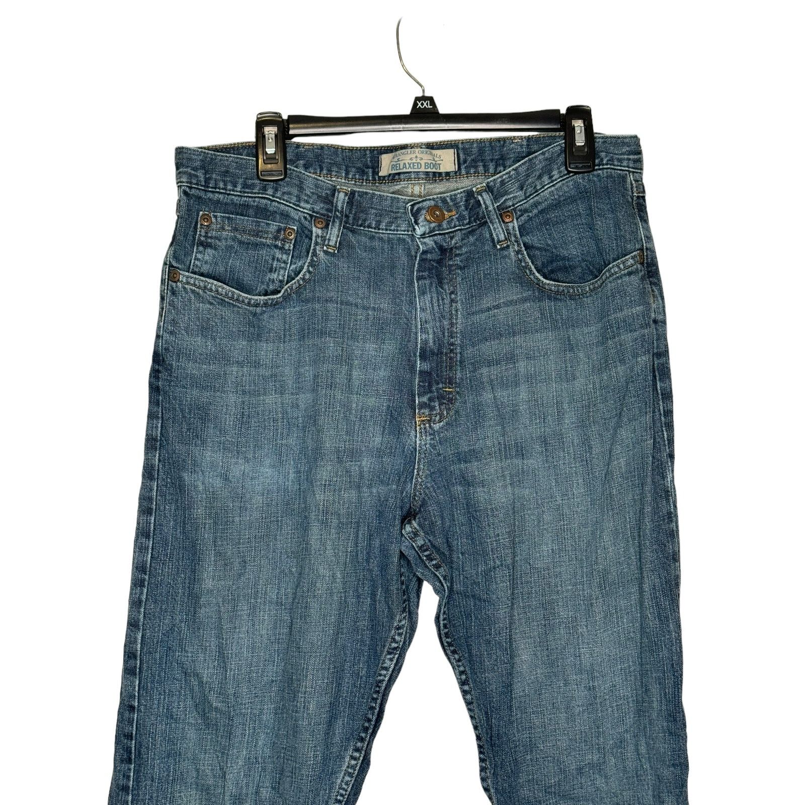 Wrangler Wrangler Men Jeans Relaxed Boot Leg High-Rise Denim 34x34 Size US 34 / EU 50 - 4 Thumbnail