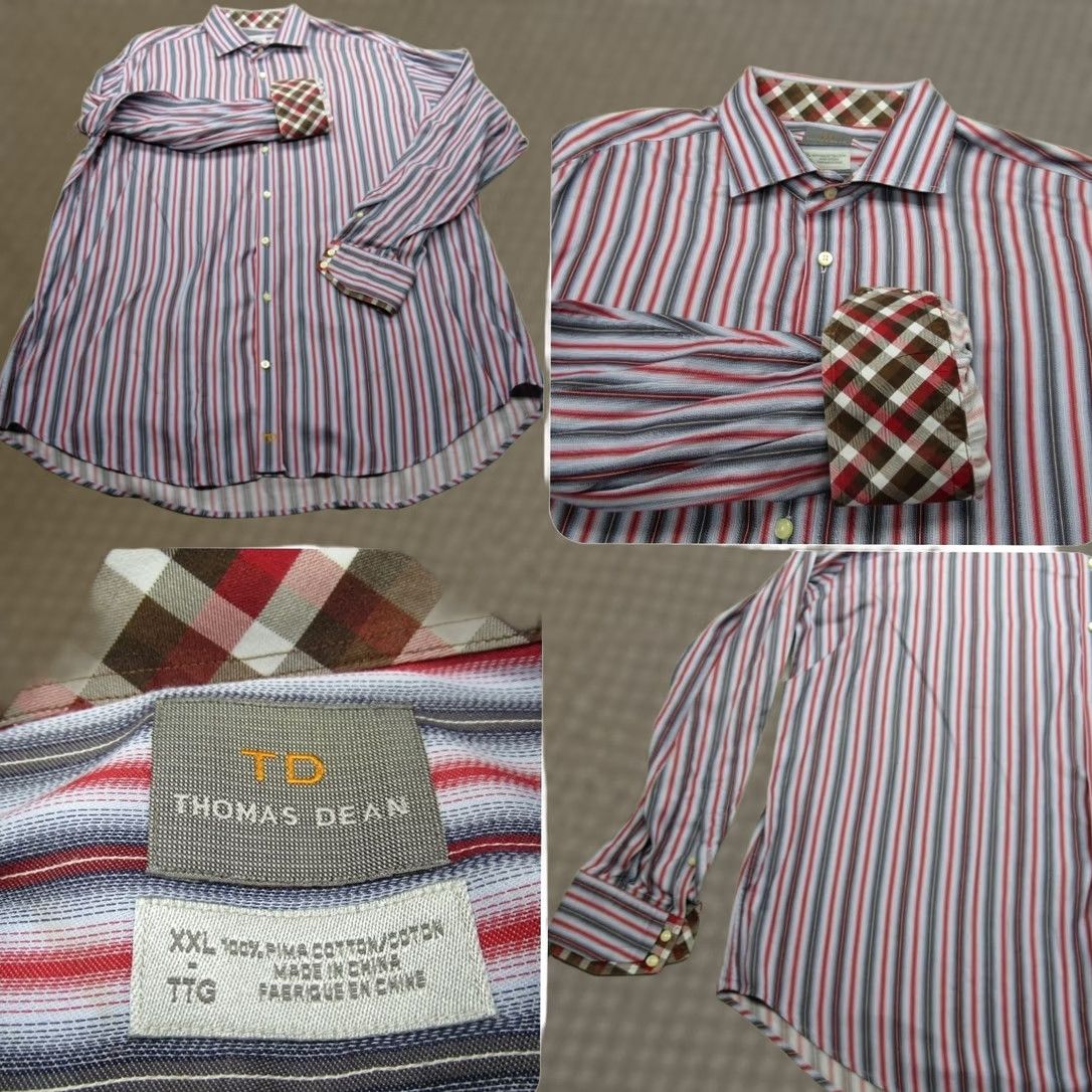 Vintage VINTAGE Thomas Dean & Co. Shirt? Size 48R - 1 Thumbnail