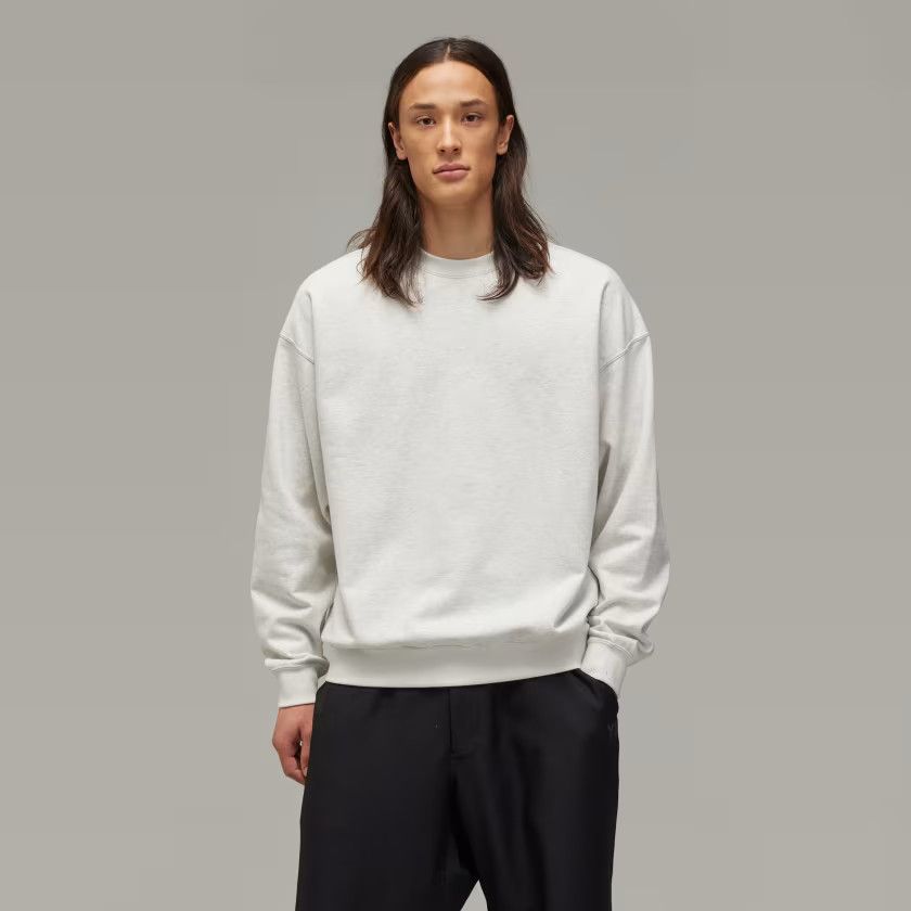 Y-3 o1s22i1n0125 Soft Cotton & Polyester Sweatshirt in Grey Size US L / EU 52-54 / 3 - 2 Thumbnail