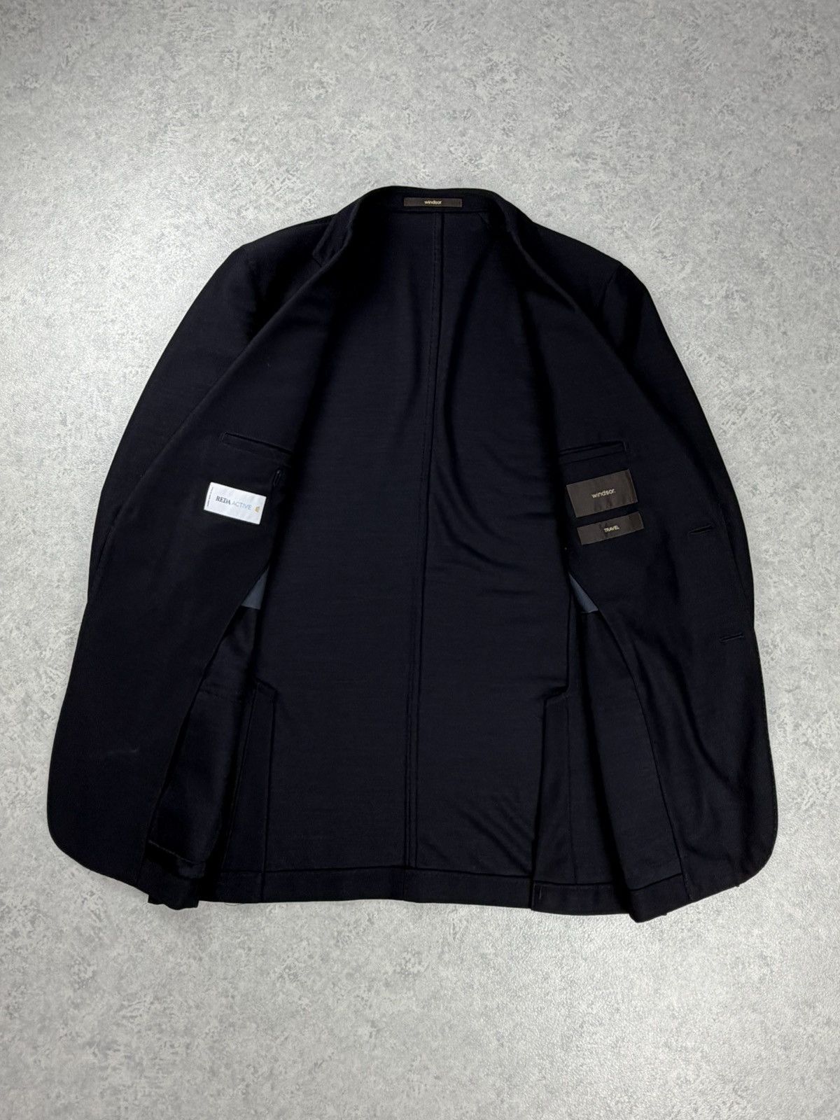 Other Windsor Navy Wool Blazer Reda Active Travel Jacket Size 102 Size US L / EU 52-54 / 3 - 6 Thumbnail