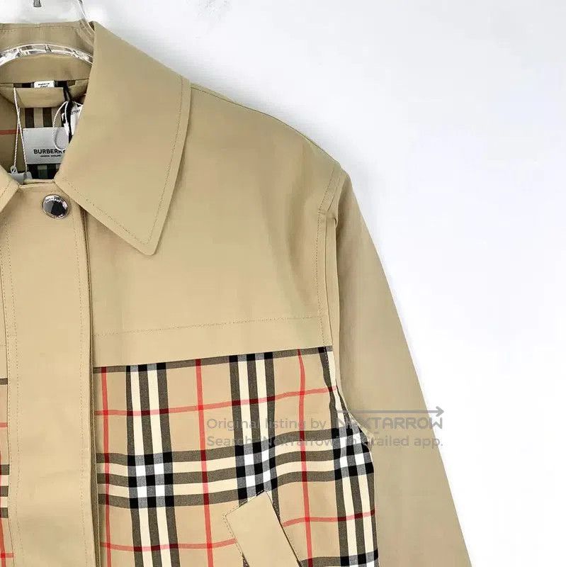 Burberry Burberry Brown Cotton Women's Jacket. Size S / US 4 / IT 40 - 3 Thumbnail
