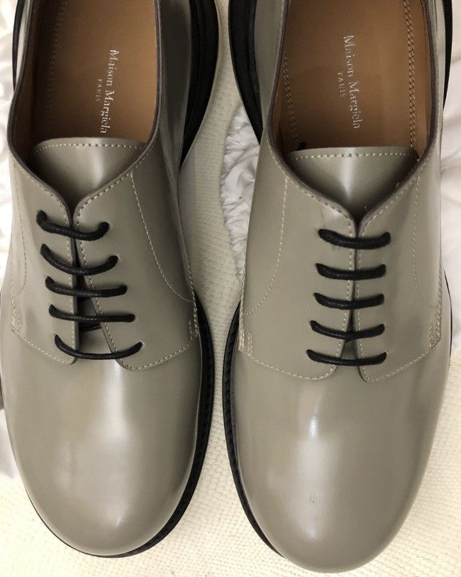 Maison Margiela Maison Margiela 🇮🇹 gloss single stitch airbag derby 10 NEW Size US 10 / EU 43 - 5 Thumbnail