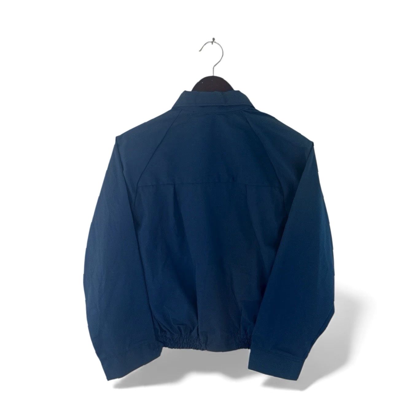 Vintage VINTAGE racer jacket Mens size S 80s deadstock NWOT Navy Blue 24" long 23" sleeves 21" across YKK zipper Made in USA Size US S / EU 44-46 / 1 - 7 Thumbnail