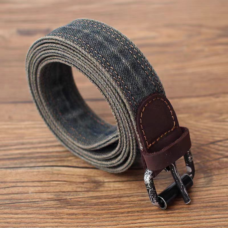 Japanese Brand × Vintage Street Vintage 47 Inch Wide Denim Belt Size ONE SIZE - 1 Thumbnail