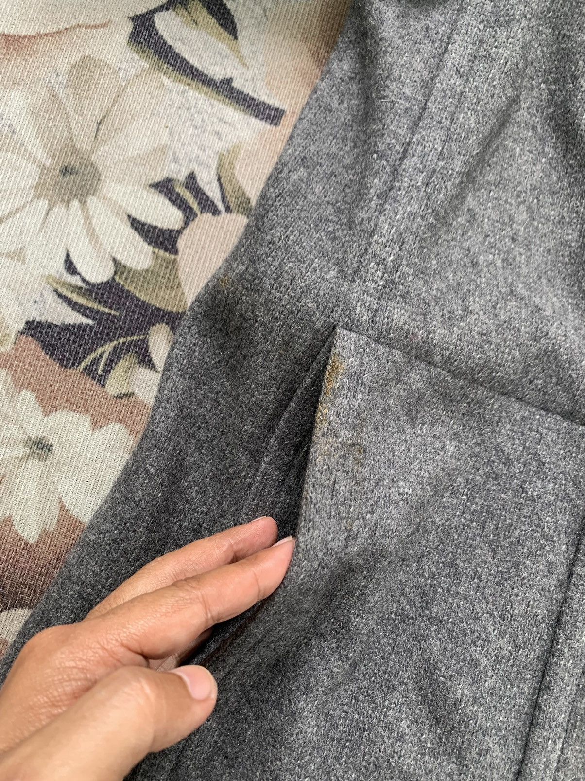 Issey Miyake Vintage 70s Issey Miyake Blend Wool Long Coat Size M / US 6-8 / IT 42-44 - 7 Thumbnail