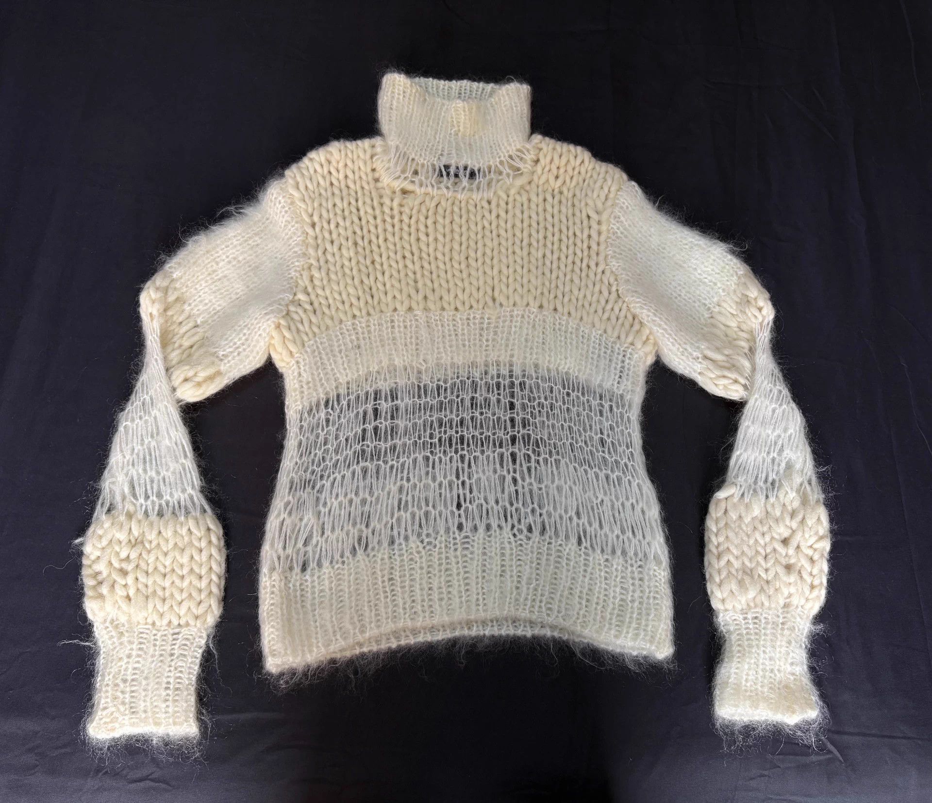 Undercover Undercover Patchwork Knit Sweater Stretchy Size M / US 6-8 / IT 42-44 - 1 Thumbnail