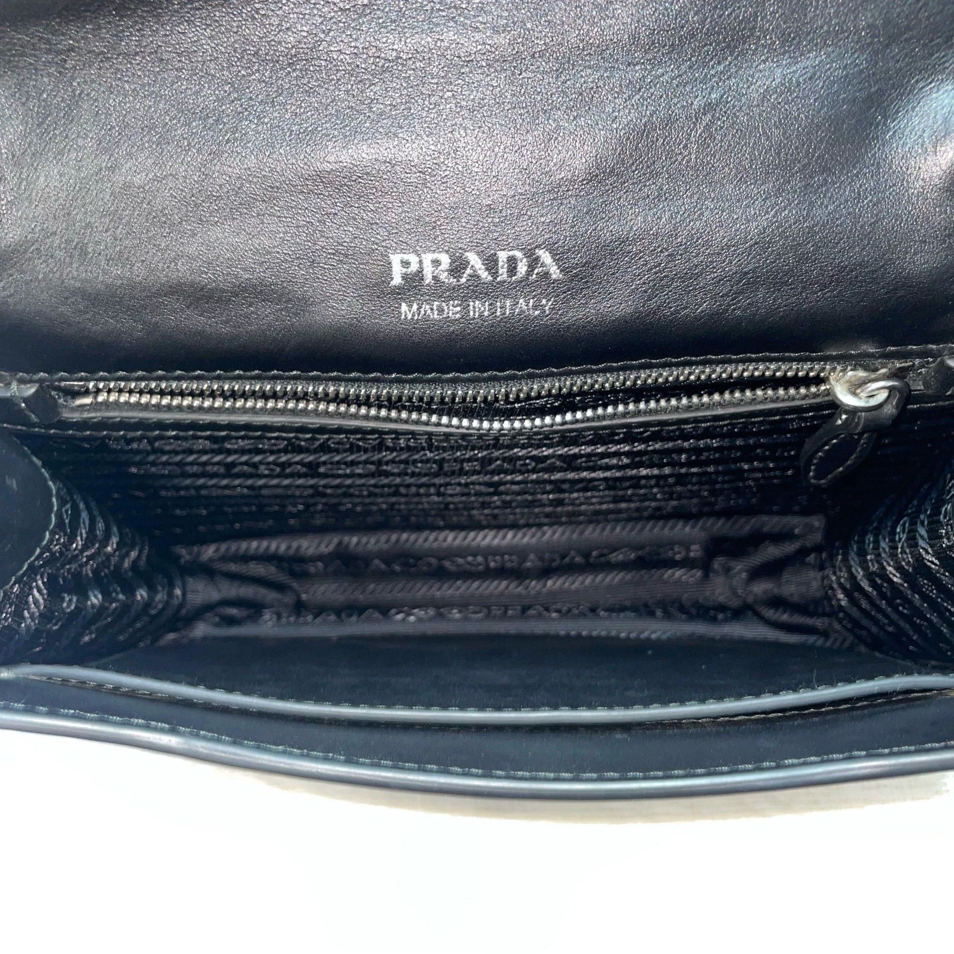 Prada Prada Colorblock Leather Cross Bag Women's 22x14x6 98N Size ONE SIZE - 7 Thumbnail