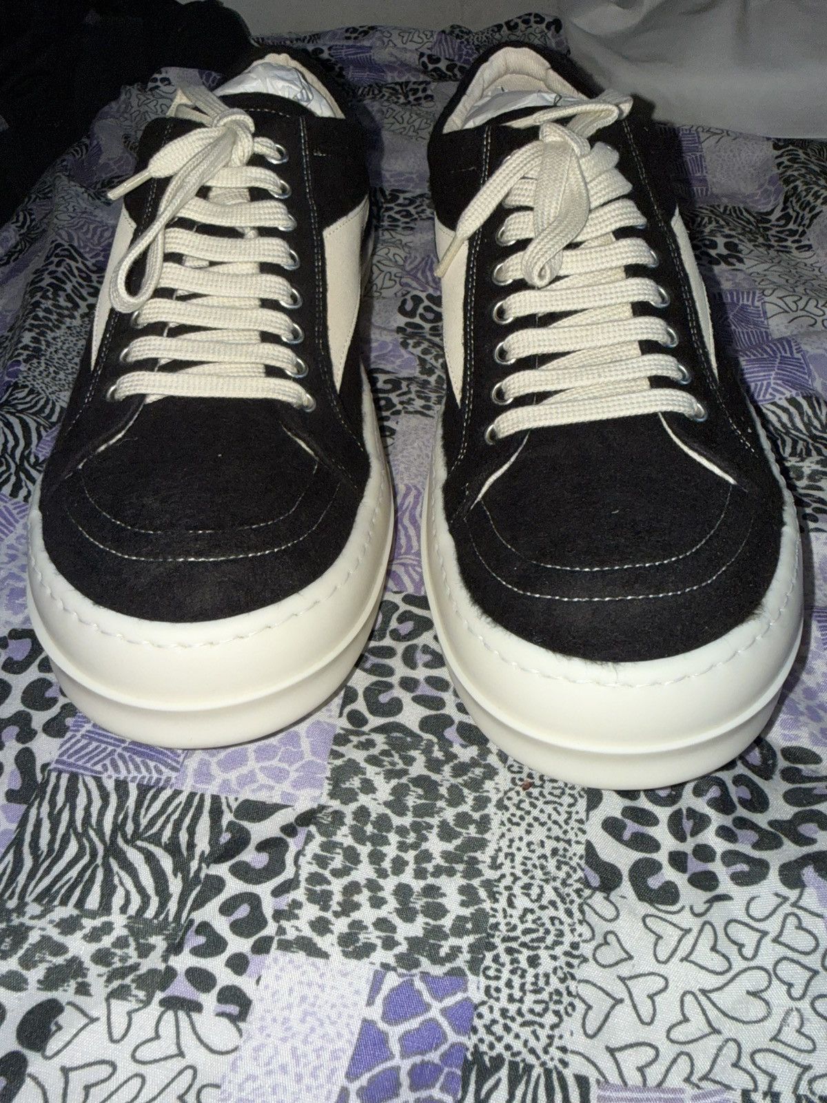 Rick Owens Rick owens DRKSHDW Vintage Low black milk Size US 11 / EU 44 - 7 Thumbnail