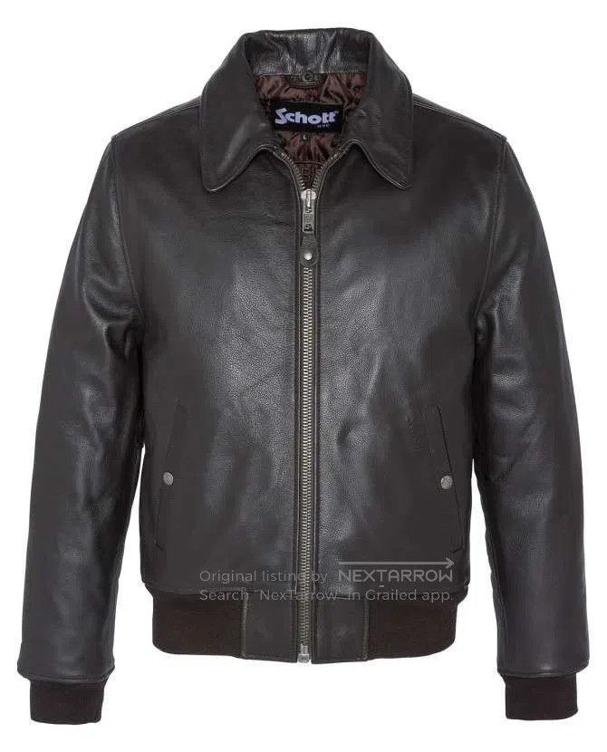 Schott Schott Cowhide leather jacket Size US XXL / EU 58 / 5 - 3 Thumbnail