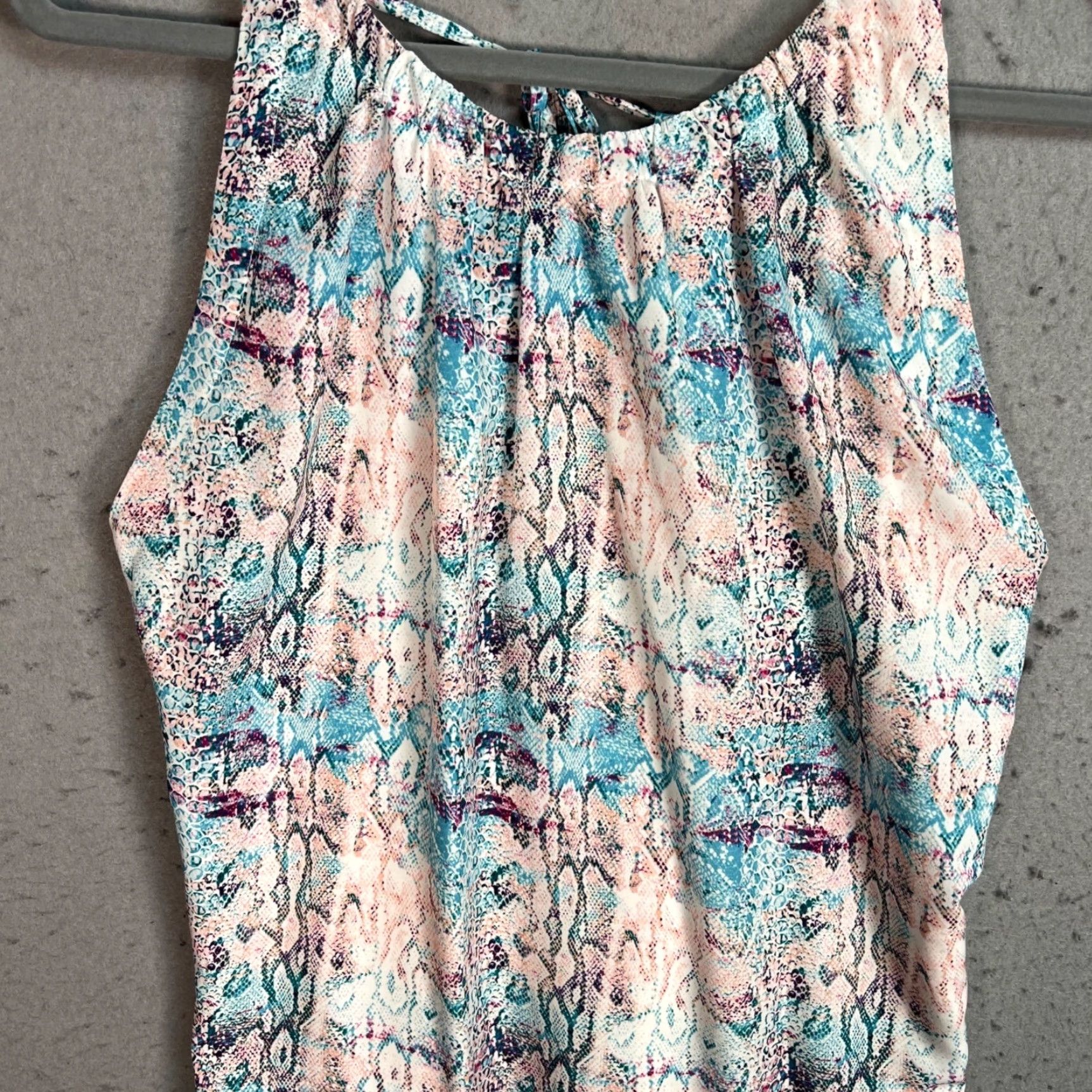 Vintage Lovers + Friends Snake Print Maxi Dress Womens Small Sleeveless Lightweight Size S / US 4 / IT 40 - 5 Thumbnail