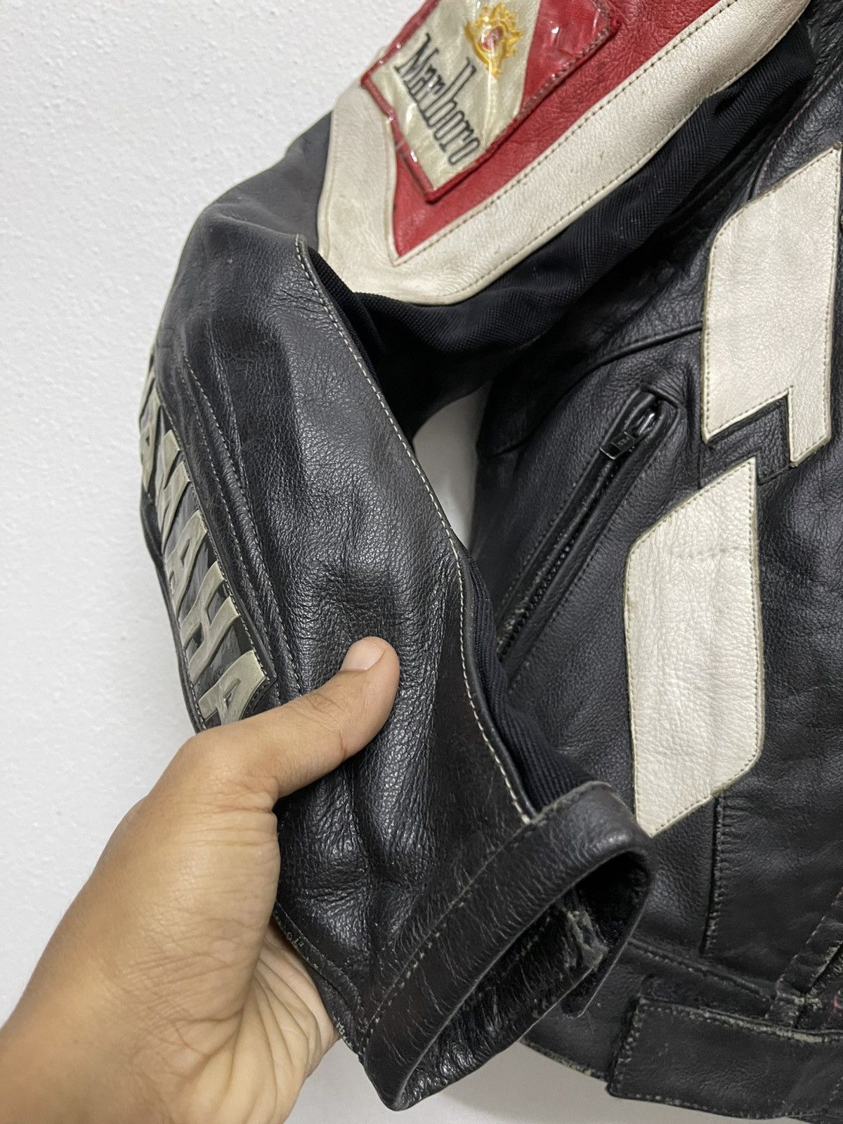 Yamaha 90s YAMAHA RACING LEATHER JACKET RARE DESIGN Size US XS / EU 42 / 0 - 11 Thumbnail