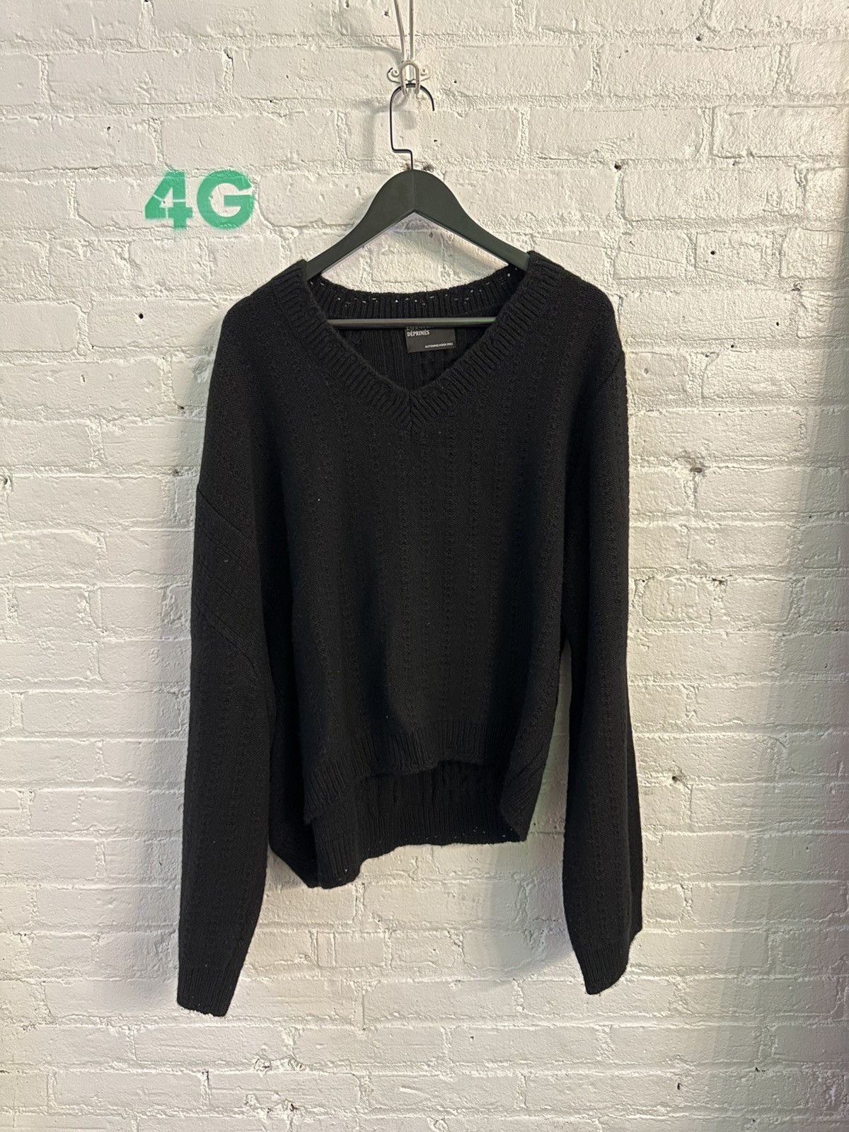 Enfants Riches Deprimes ENFANTS RICHES DEPRIMES BLACK ON BLACK CASHMERE Size US L / EU 52-54 / 3 - 1 Thumbnail