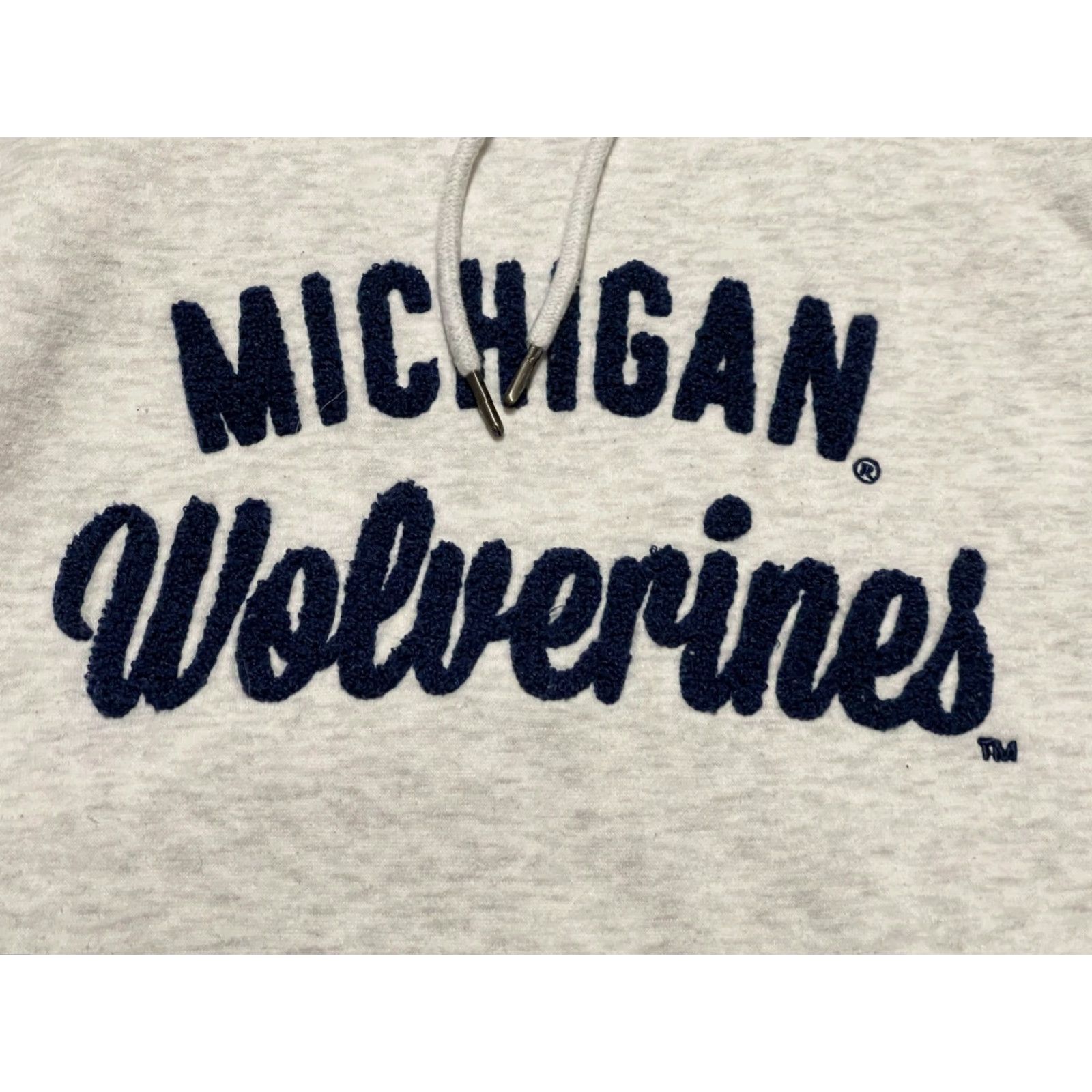 Vintage Royce Apparel Hoodie Womens XL Michigan Wolverines Pullover Drawstring White Casual Size XL / US 12-14 / IT 48-50 - 5 Thumbnail