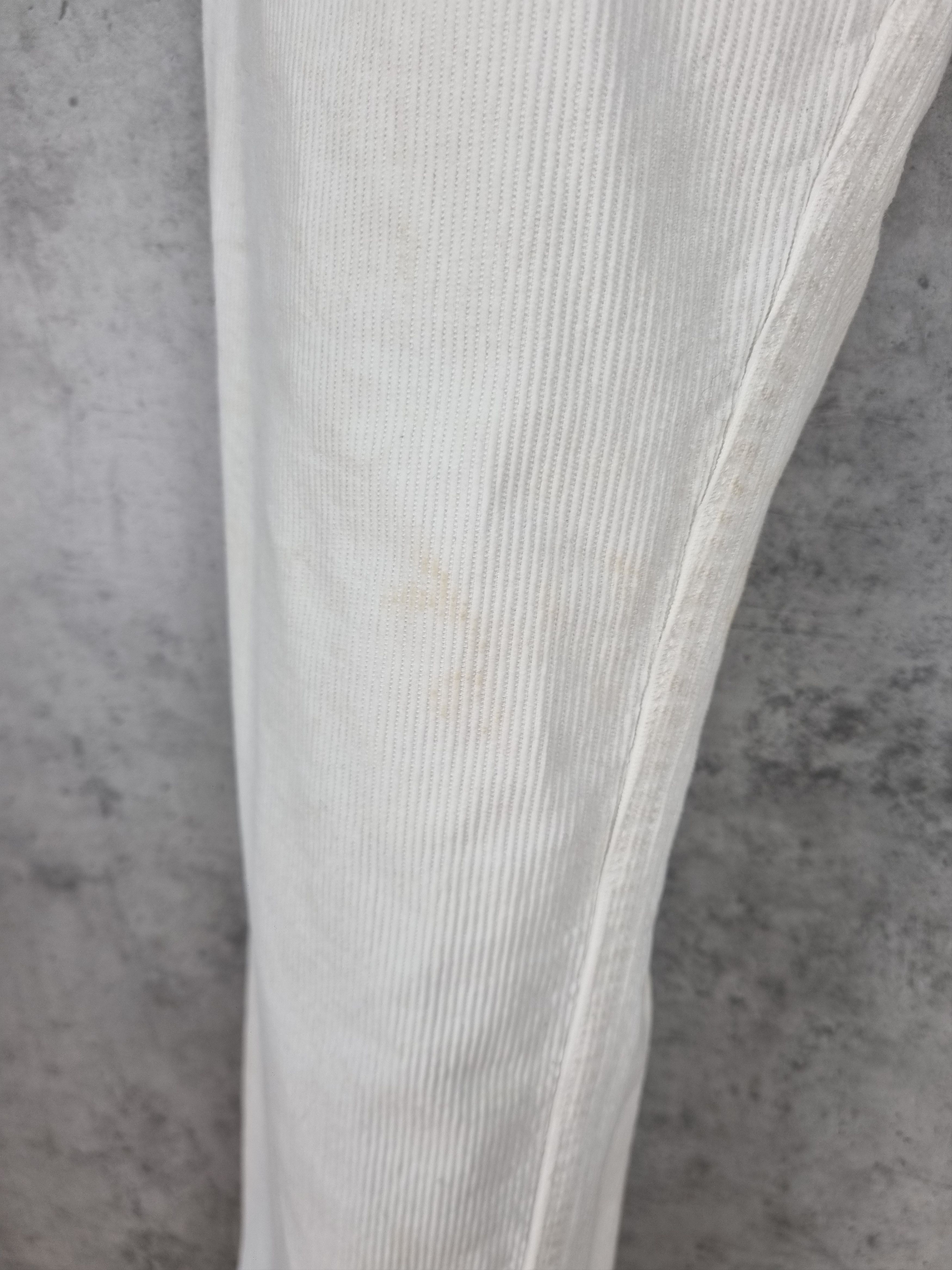 Stone Island × Vintage Dirty Corduroy Stone Island White Slim Fit Pants Size US 31 - 19 Thumbnail