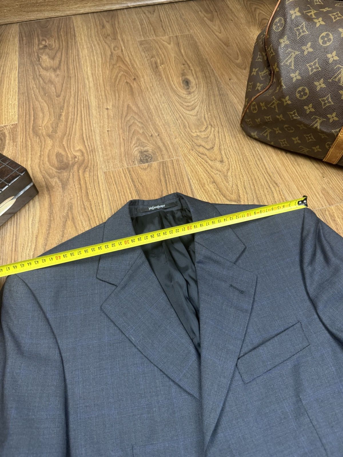 Yves Saint Laurent Vintage wool blazer Yves Saint Laurent original luxury item Size 48R - 8 Thumbnail