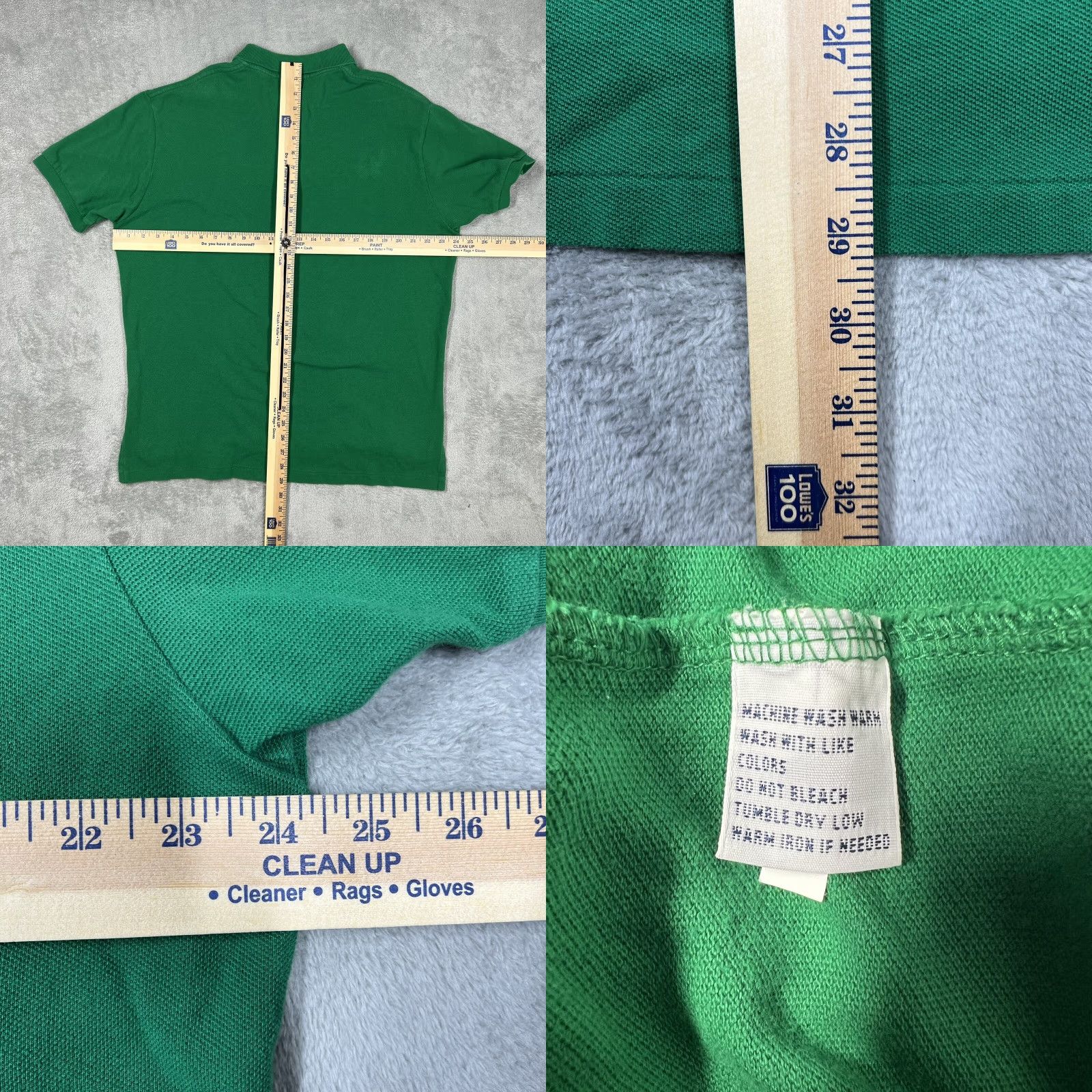 Ralph Lauren Ralph Lauren Polo Shirt Mens Green XL Jersey Cotton Classic Logo Polo 90s Mini Pony Size US XL / EU 56 / 4 - 9 Thumbnail