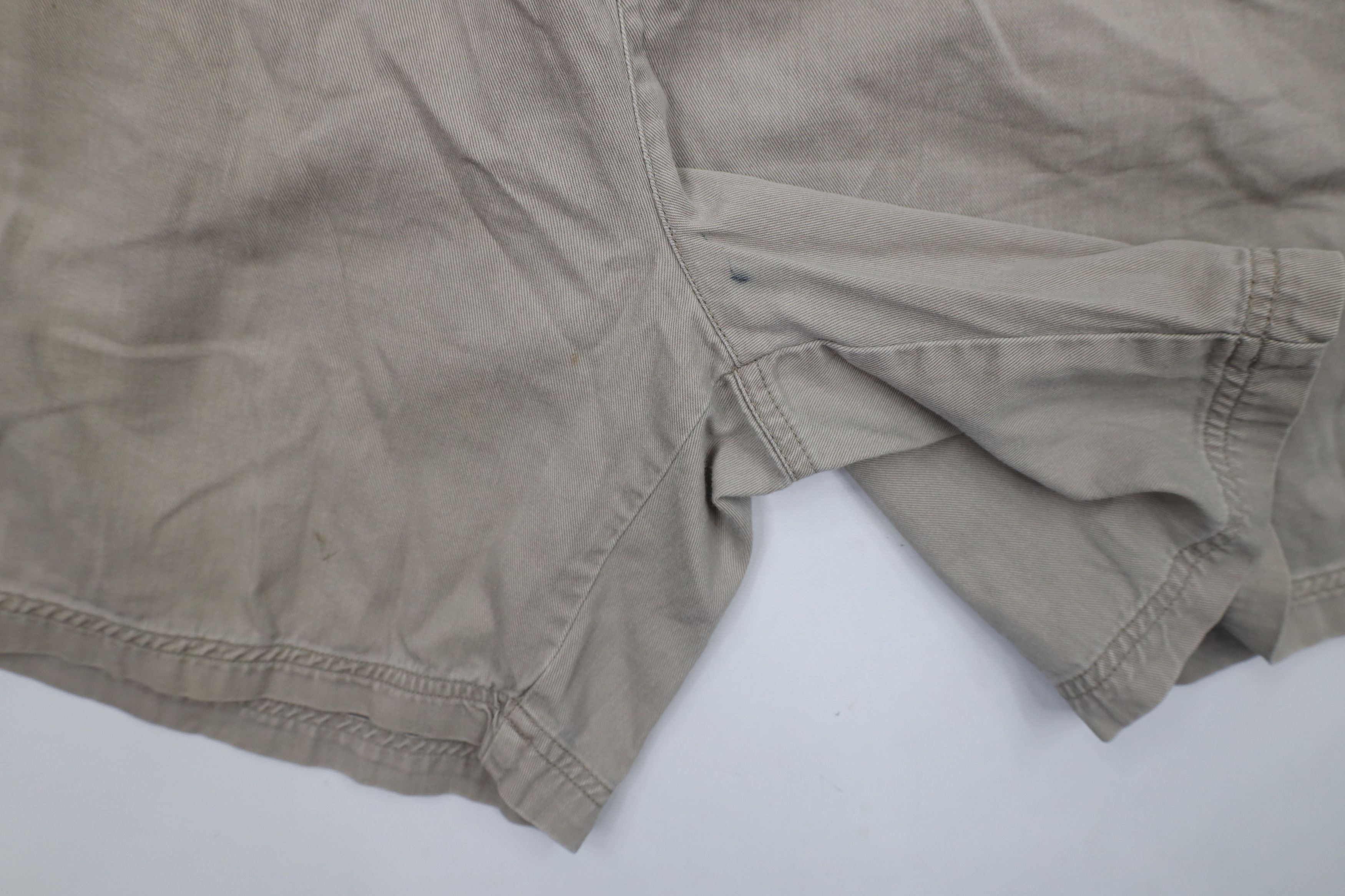 Vintage Vintage 90s Streetwear Blank Above Knee Shorts Beige Size US 32 / EU 48 - 5 Thumbnail