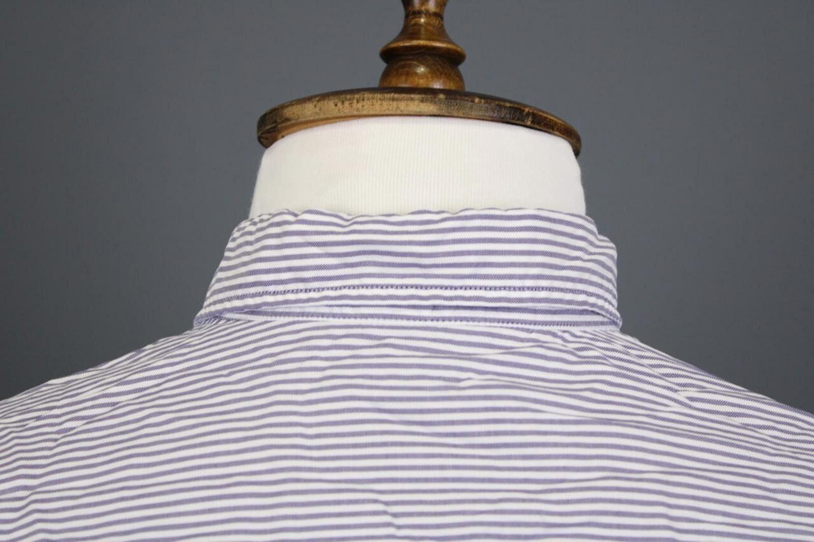 Designer Hackett London Slim Fit Blue Button Down Shirt Size L Size US L / EU 52-54 / 3 - 11 Thumbnail