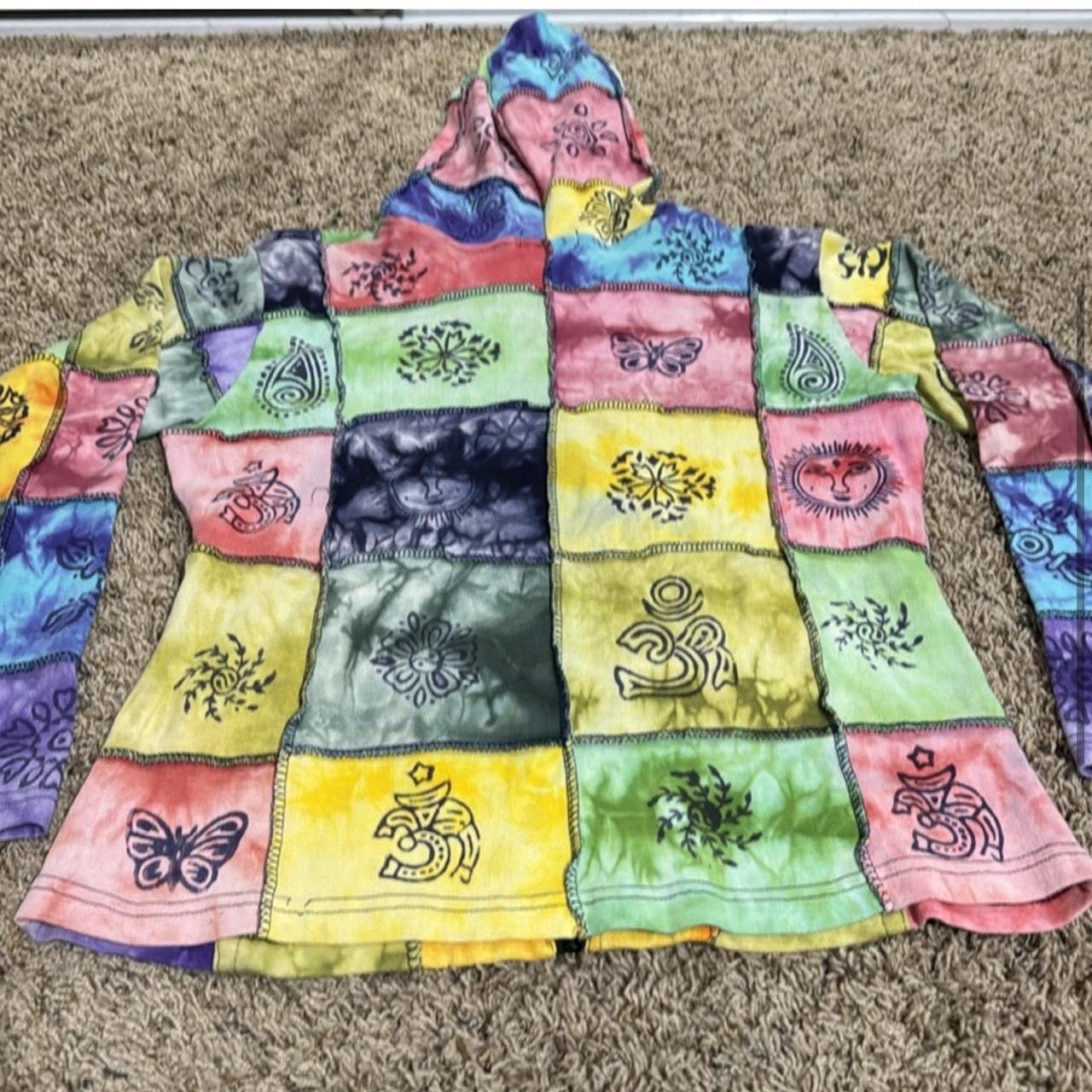Vintage Boho Style Zip Up Size S / US 4 / IT 40 - 5 Thumbnail