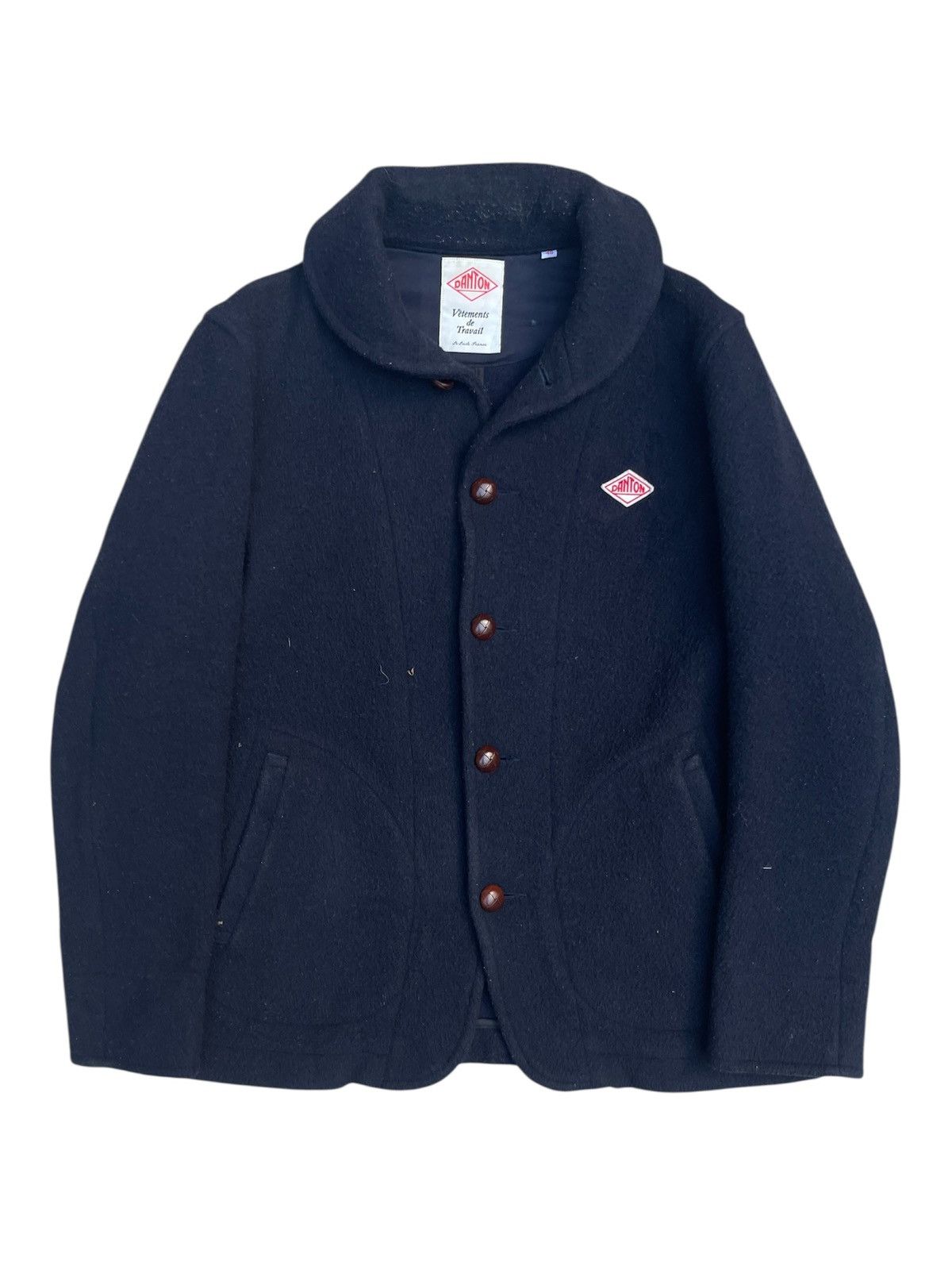Danton Vintage DANTON Vêtements de Travail Wool Jacket Size US M / EU 48-50 / 2 - 1 Thumbnail