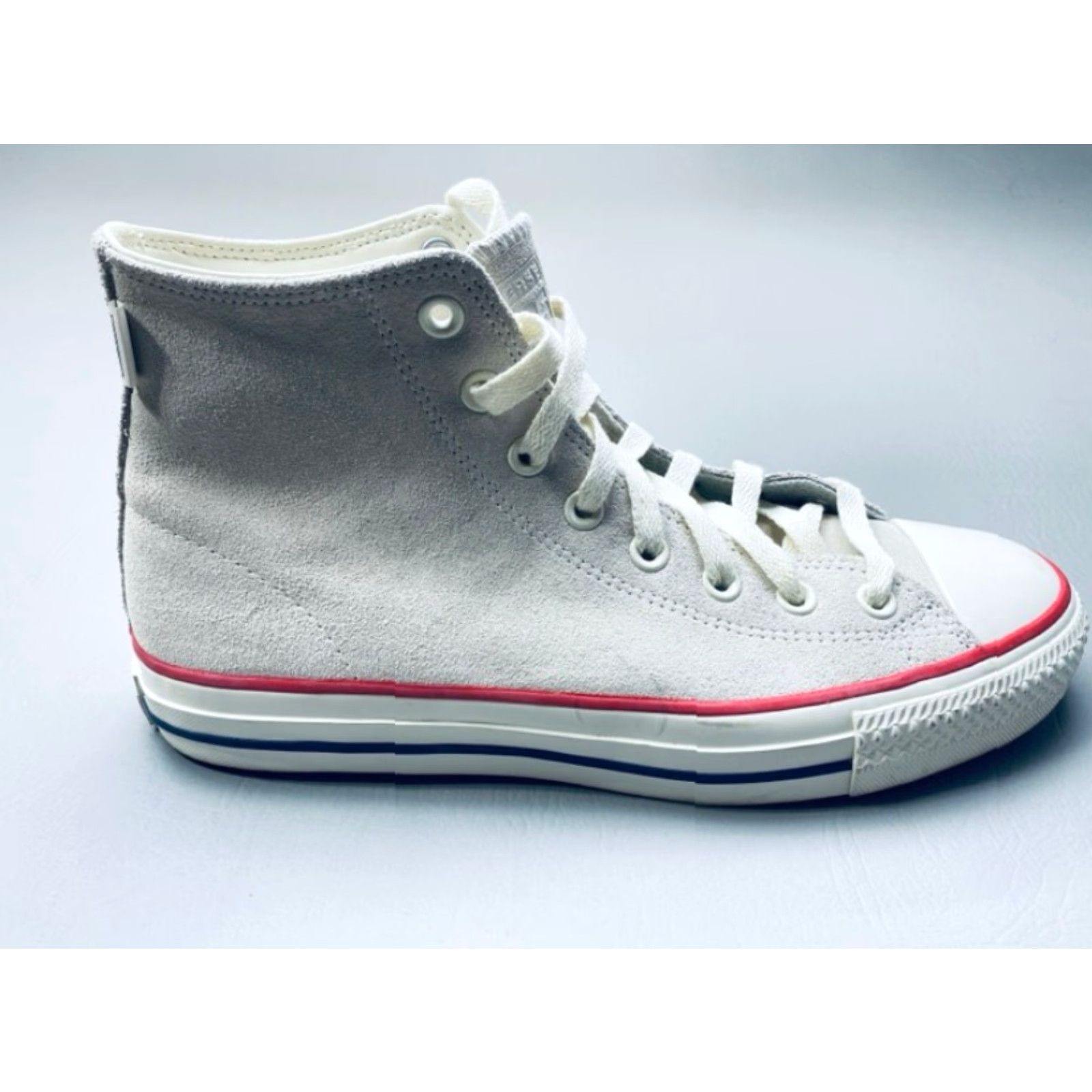Converse Converse Chuck Taylor All Star Pro Gray Suede High Top Skate Shoes Sz 8M/10W Mens Sneaker Size US M / EU 48-50 / 2 - 5 Thumbnail