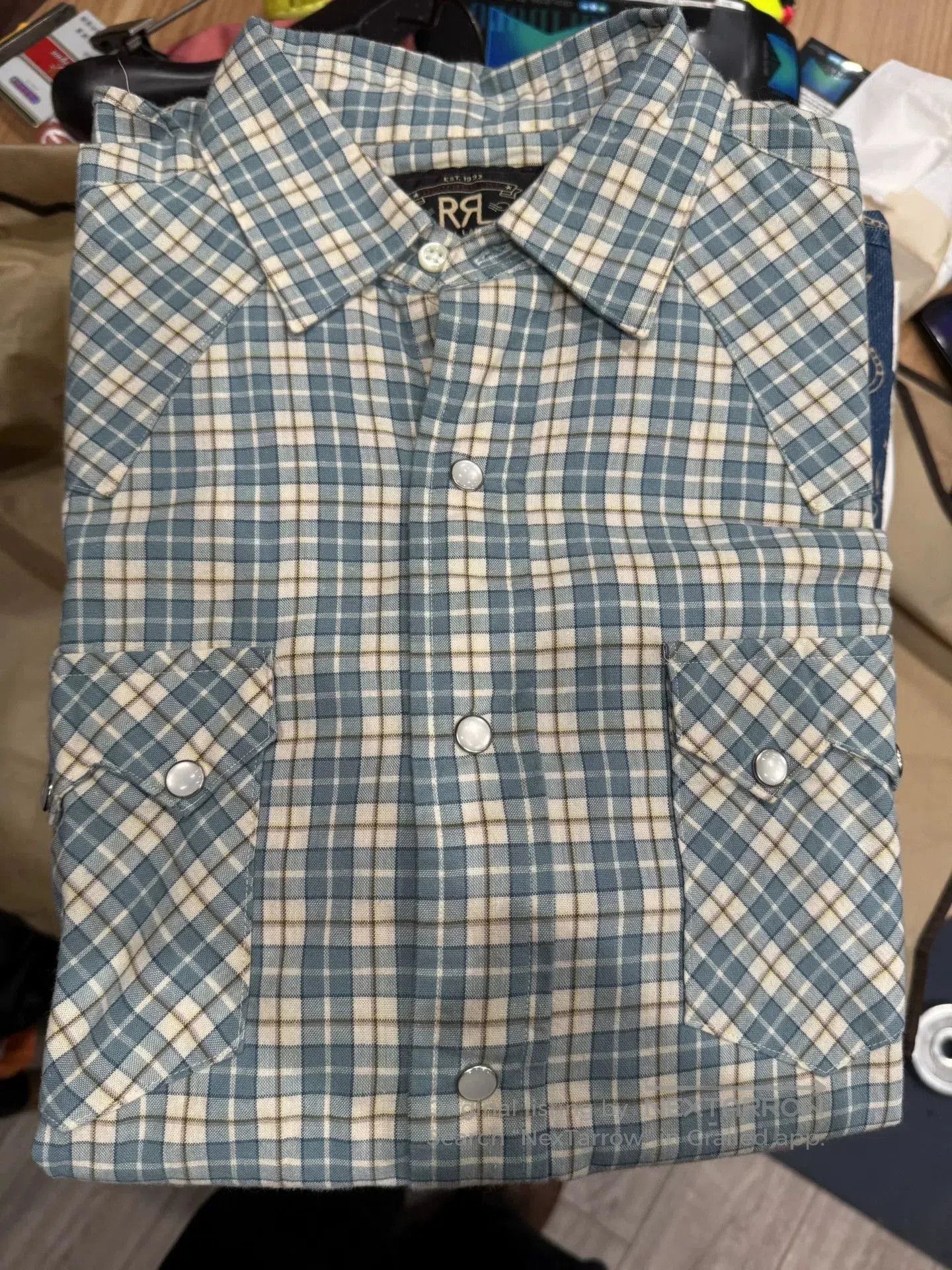 RRL Ralph Lauren classic rrl plaid button-up shirt. Size US M / EU 48-50 / 2 - 1 Thumbnail