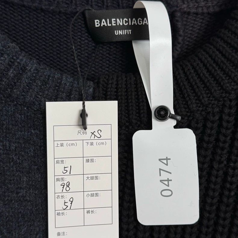 Balenciaga Balenciaga Aoyama Limited Patchwork Sweater Size US XS / EU 42 / 0 - 2 Thumbnail