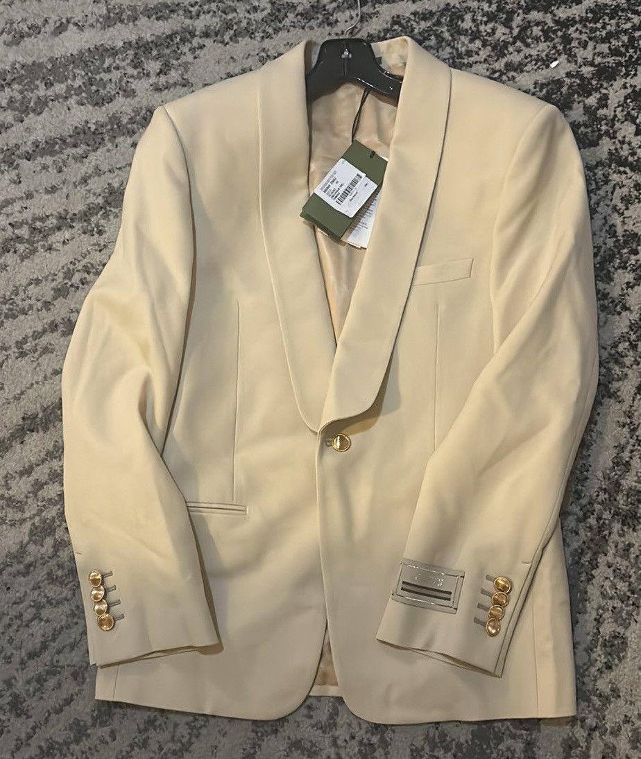 Gucci Gucci Logo Patch Single Breasted Blazer Size IT 44 Size US S / EU 44-46 / 1 - 3 Thumbnail
