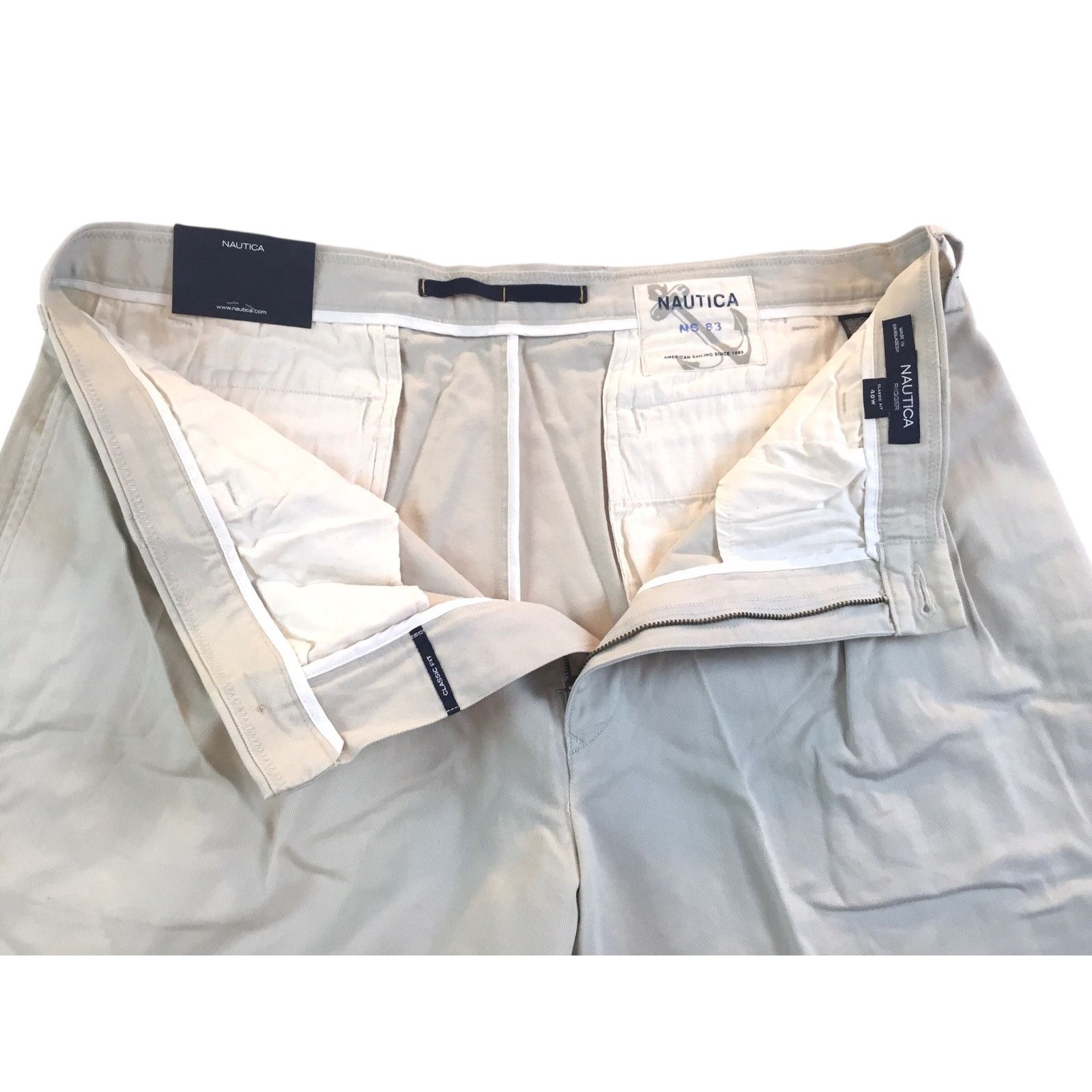 Nautica Nautica Men's Twill Classic Bermudas Rigger 40W NWT $49.50 Size US 40 / EU 56 - 5 Thumbnail