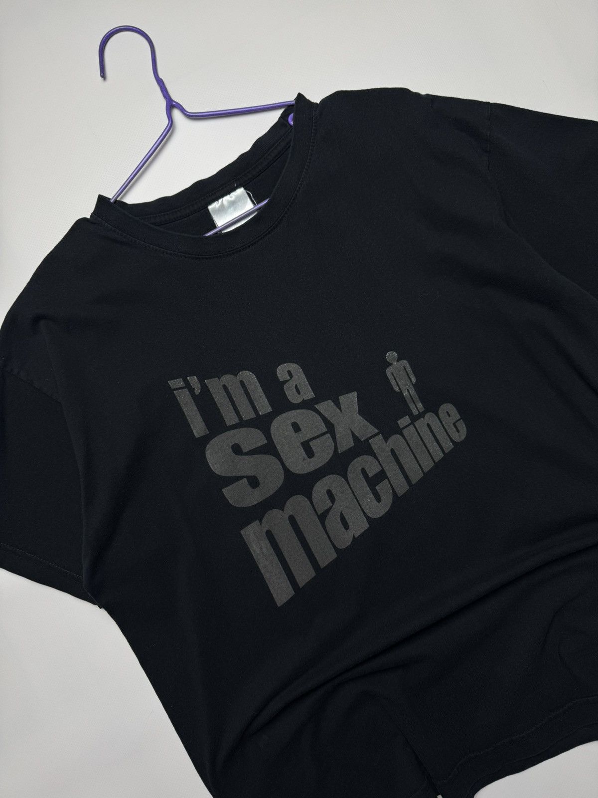 Vintage Vintage "I'm a Sex Machine" Graphic Tee - Black - Size M Size US M / EU 48-50 / 2 - 3 Thumbnail