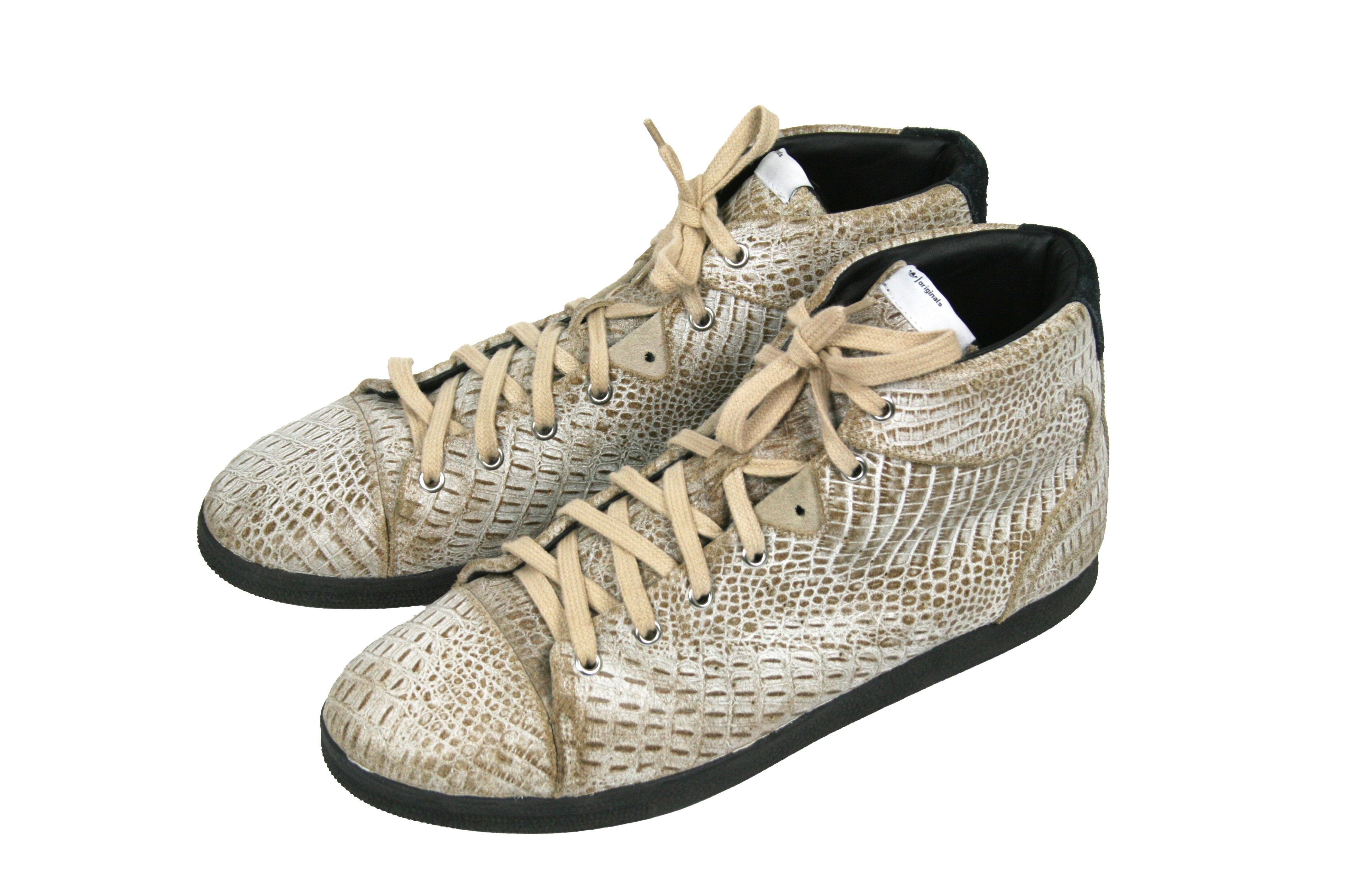Adidas 2011 Azzi Mid "Croc" Sneakers Size US 10.5 / EU 43-44 - 3 Thumbnail