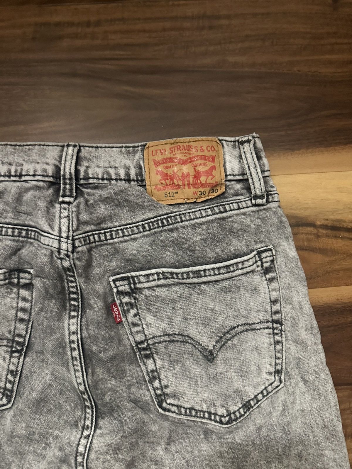 Levi's Vintage Clothing Vintage washed gray 512 slim taper jeans Size US 30 / EU 46 - 4 Thumbnail