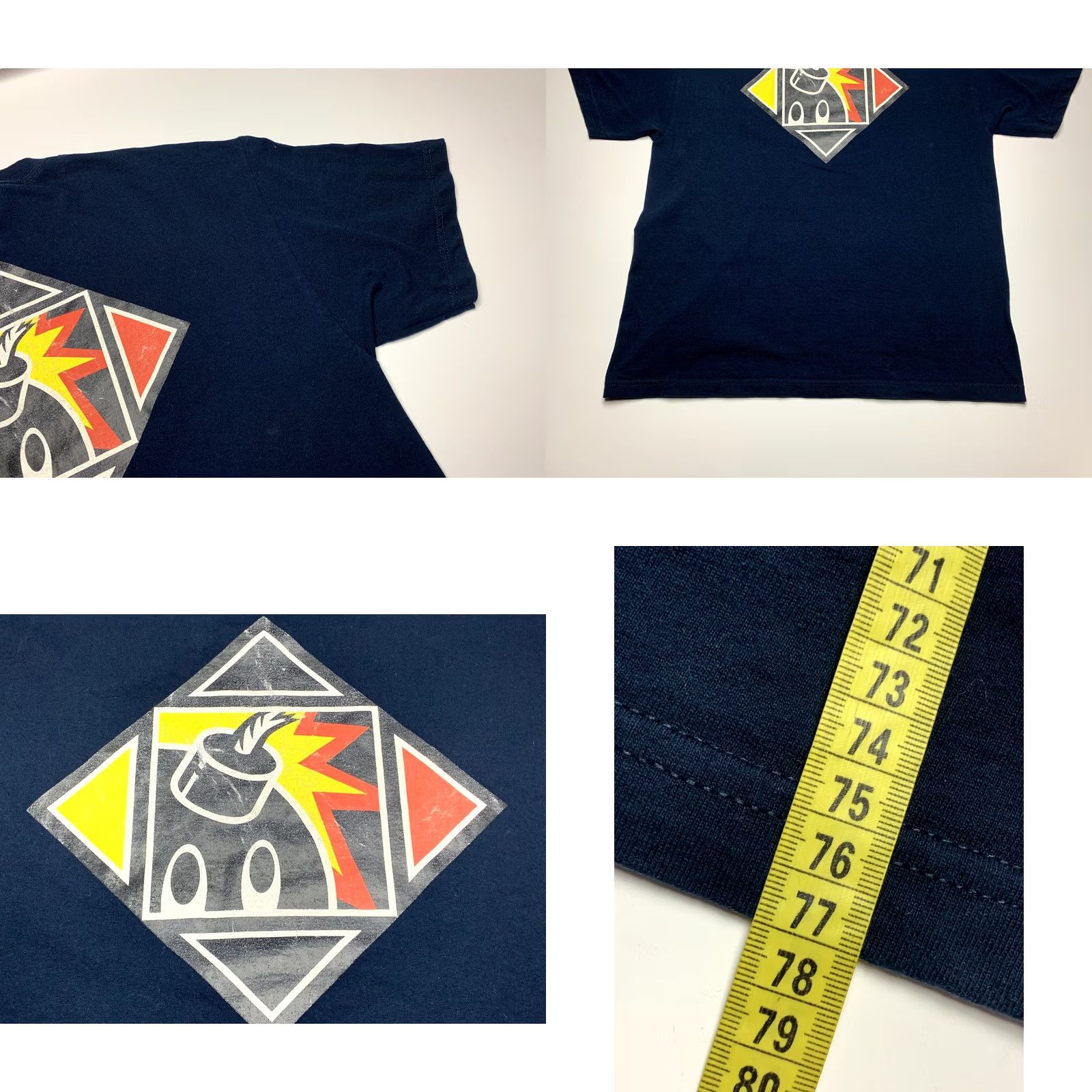 The Hundreds THE HUNDREDS Adam Bomb T-Shirt XL Navy Blue Mens Regular Short Sleeve Shirt Size US XL / EU 56 / 4 - 9 Thumbnail