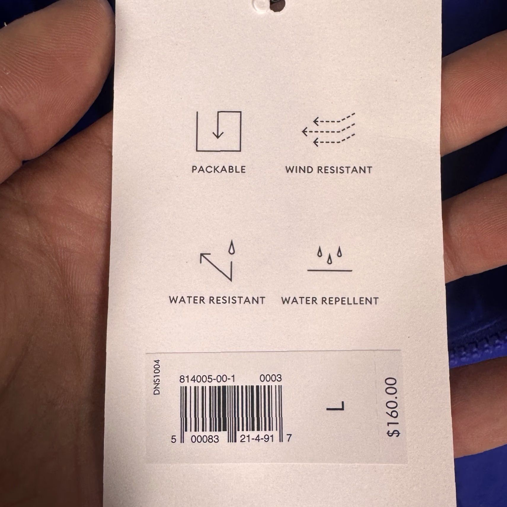 Banana Republic Banana Republic Jacket Womens L Sport Windbreaker Anorak Packable Wind Water Res Blue Regular Size Size L / US 10 / IT 46 - 6 Thumbnail