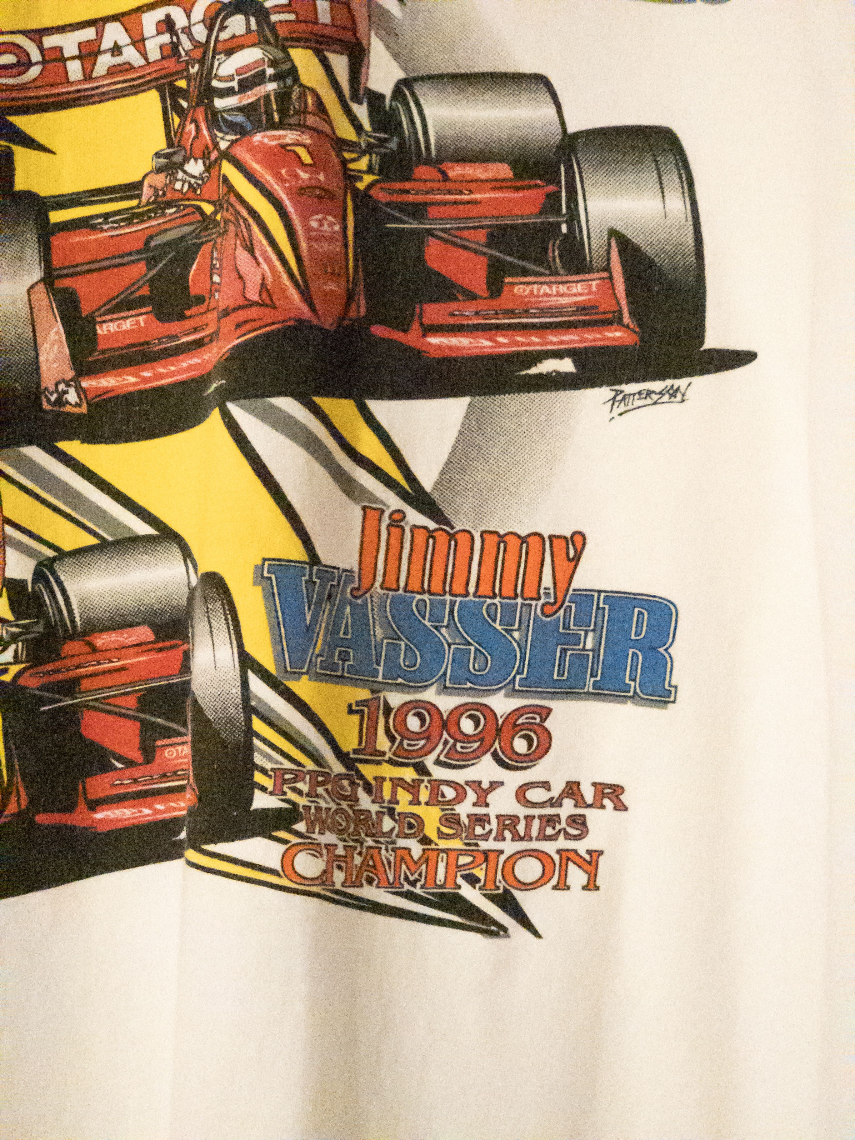 Vintage Vintage 90s Indycar Target Chip Ganassi Racing T-shirt Size US XL / EU 56 / 4 - 5 Thumbnail