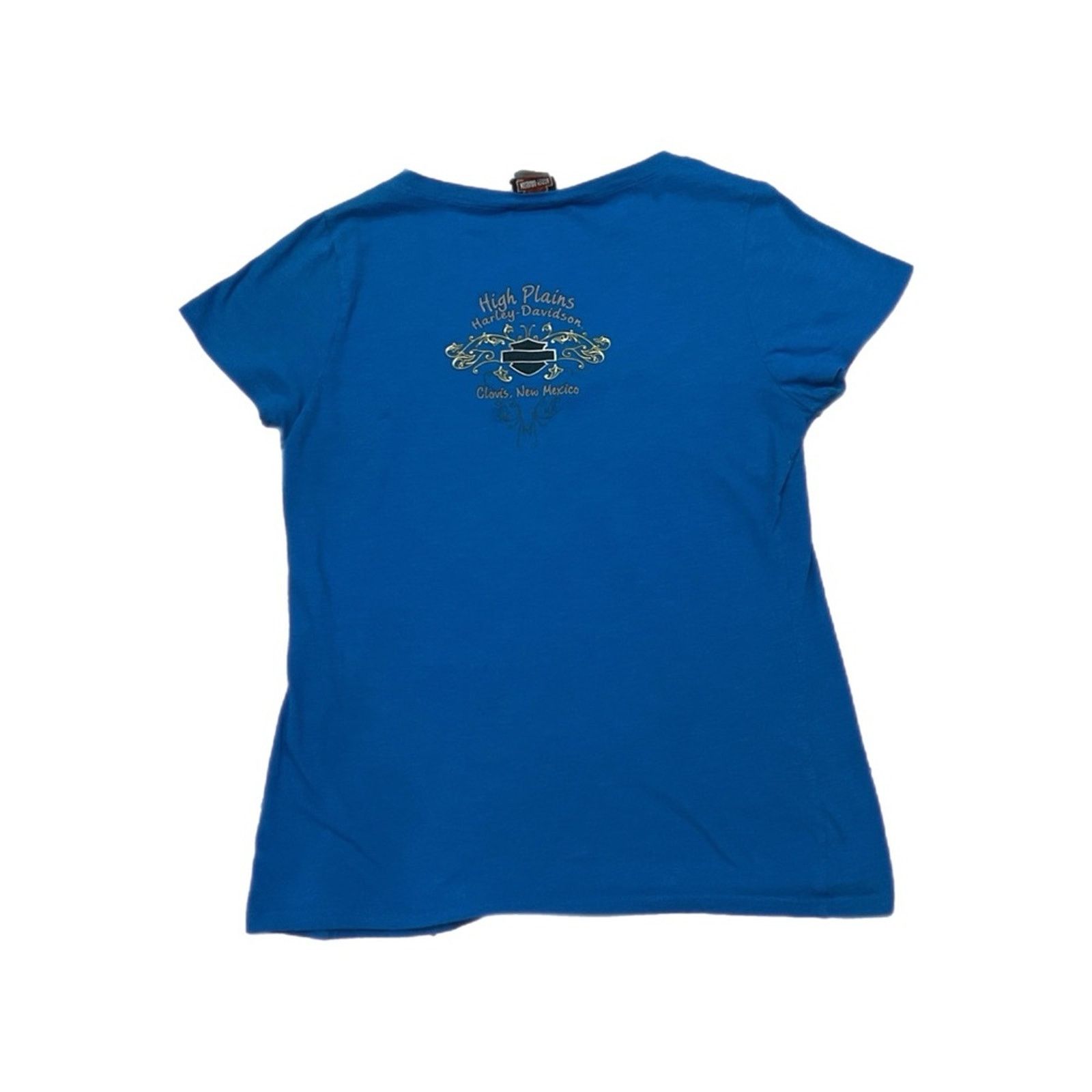 Harley Davidson Harley Davidson 110th Anniversary Blue Short Sleeve T-Shirt Size XL / US 12-14 / IT 48-50 - 2 Thumbnail