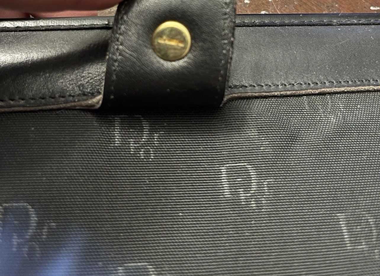 Dior Dior Designer Luxury Nylon Leather Clutch Bag RARE Pre-Owned Size ONE SIZE - 13 Thumbnail