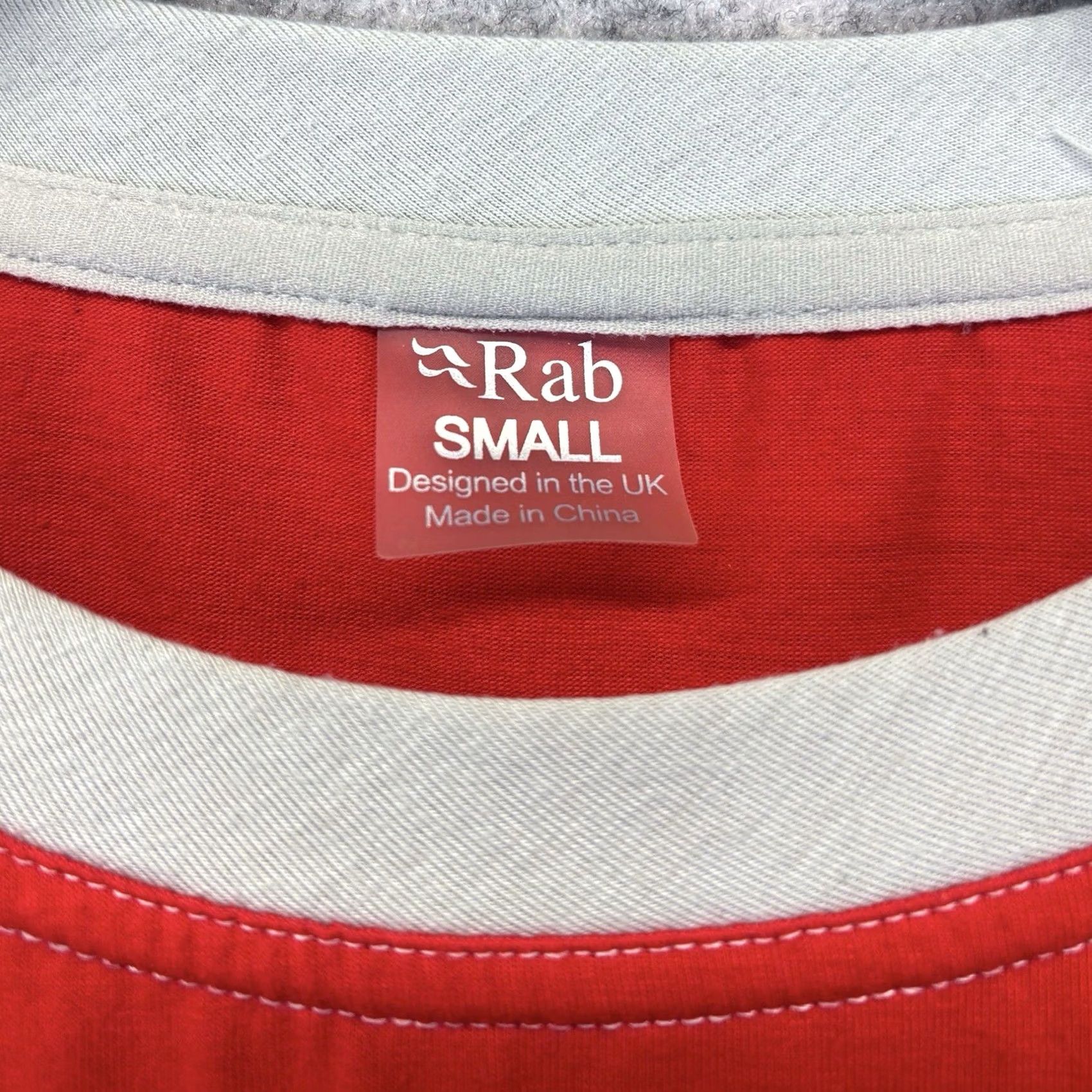 Rab VINTAGE Rab Runout Tee Shirt Mens Small Red / Grey? Size US S / EU 44-46 / 1 - 4 Thumbnail