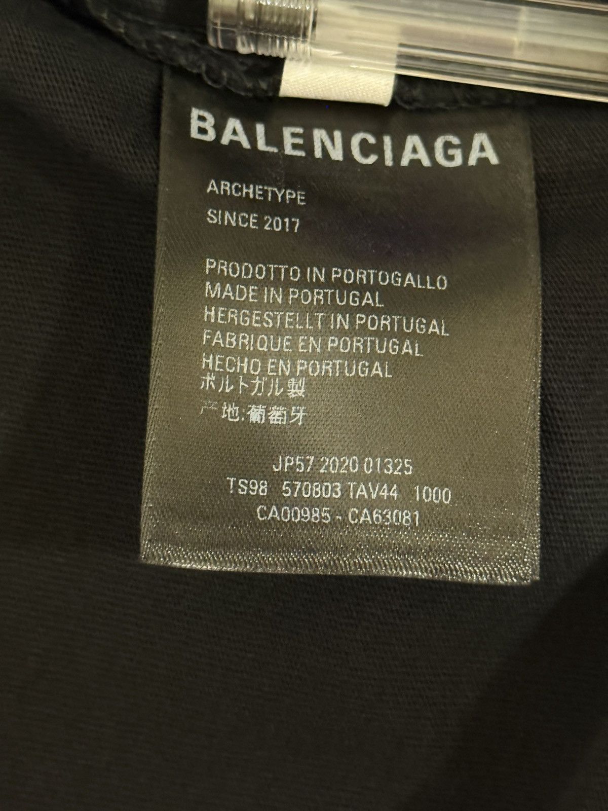 Balenciaga Balenciaga black t shirt Size US M / EU 48-50 / 2 - 7 Thumbnail
