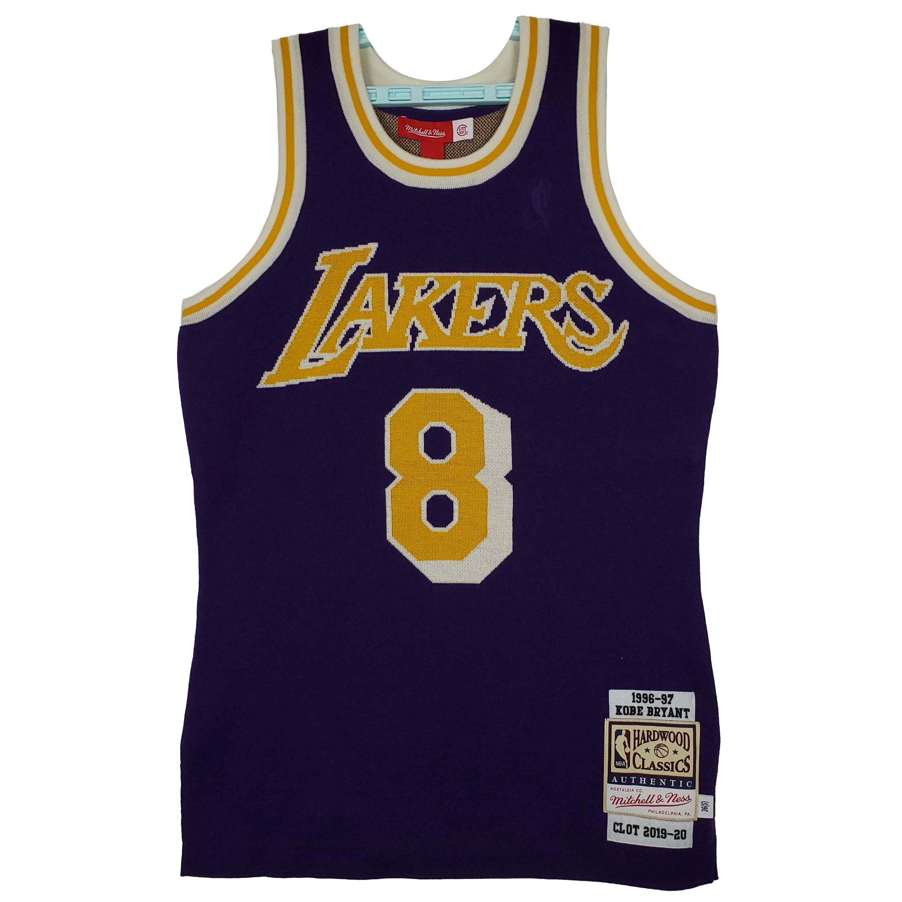 CLOT × Mitchell & Ness Kobe Bryant LA Lakers Mitchell & Ness Knit Jersey Small Size US S / EU 44-46 / 1 - 1 Thumbnail